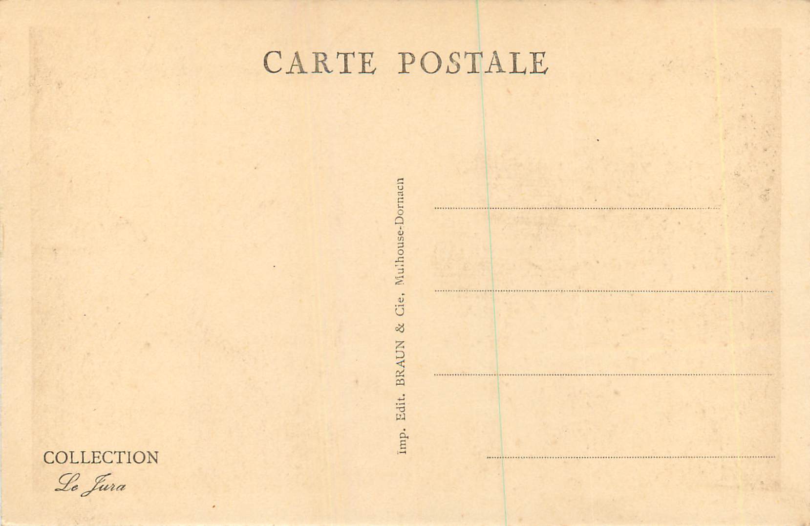 CPA Gigot Le Vieux Pont sur la Reverotte — Rückseite