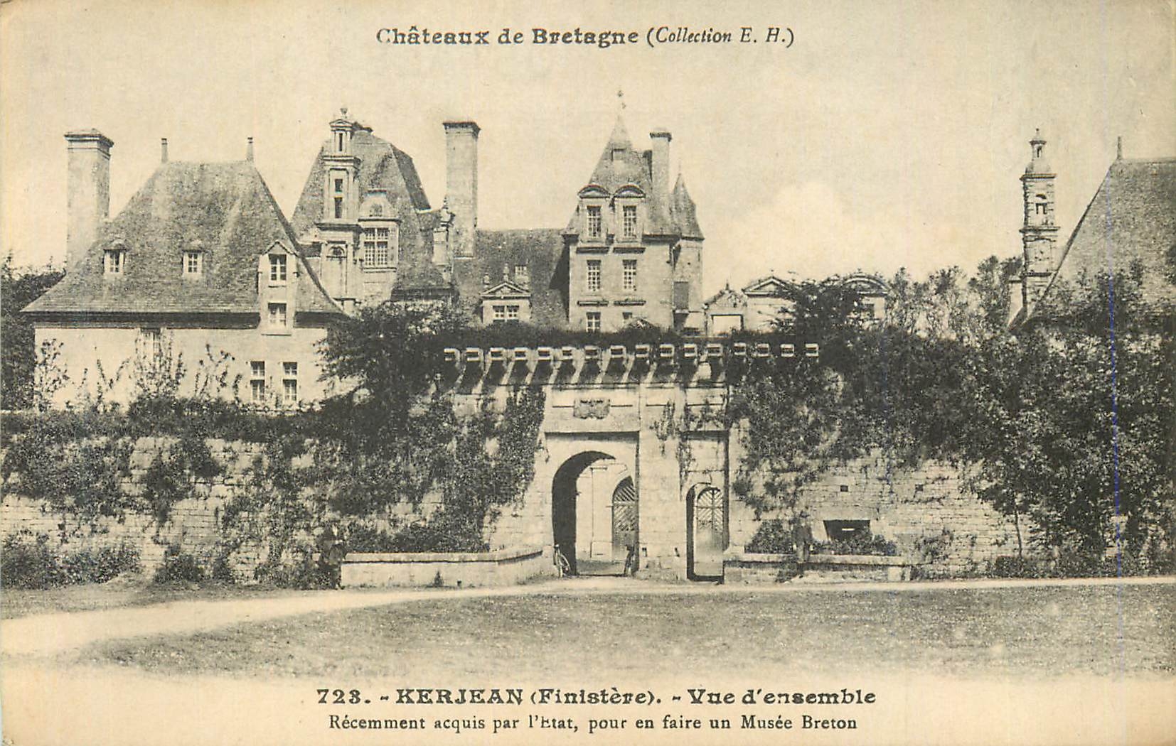 CPA Kerjean (Finistere) Vue d'Ensemble Recement acquis par l'Etat Pour en Faire un Musee Breton Chateaux de Bretagne (Co