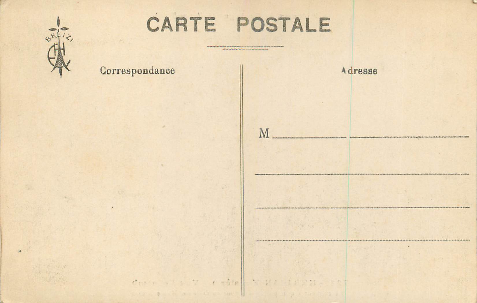 CPA Kerjean (Finistere) Vue d'Ensemble Recement acquis par l'Etat Pour en Faire un Musee Breton Chateaux de Bretagne (Co — Rückseite