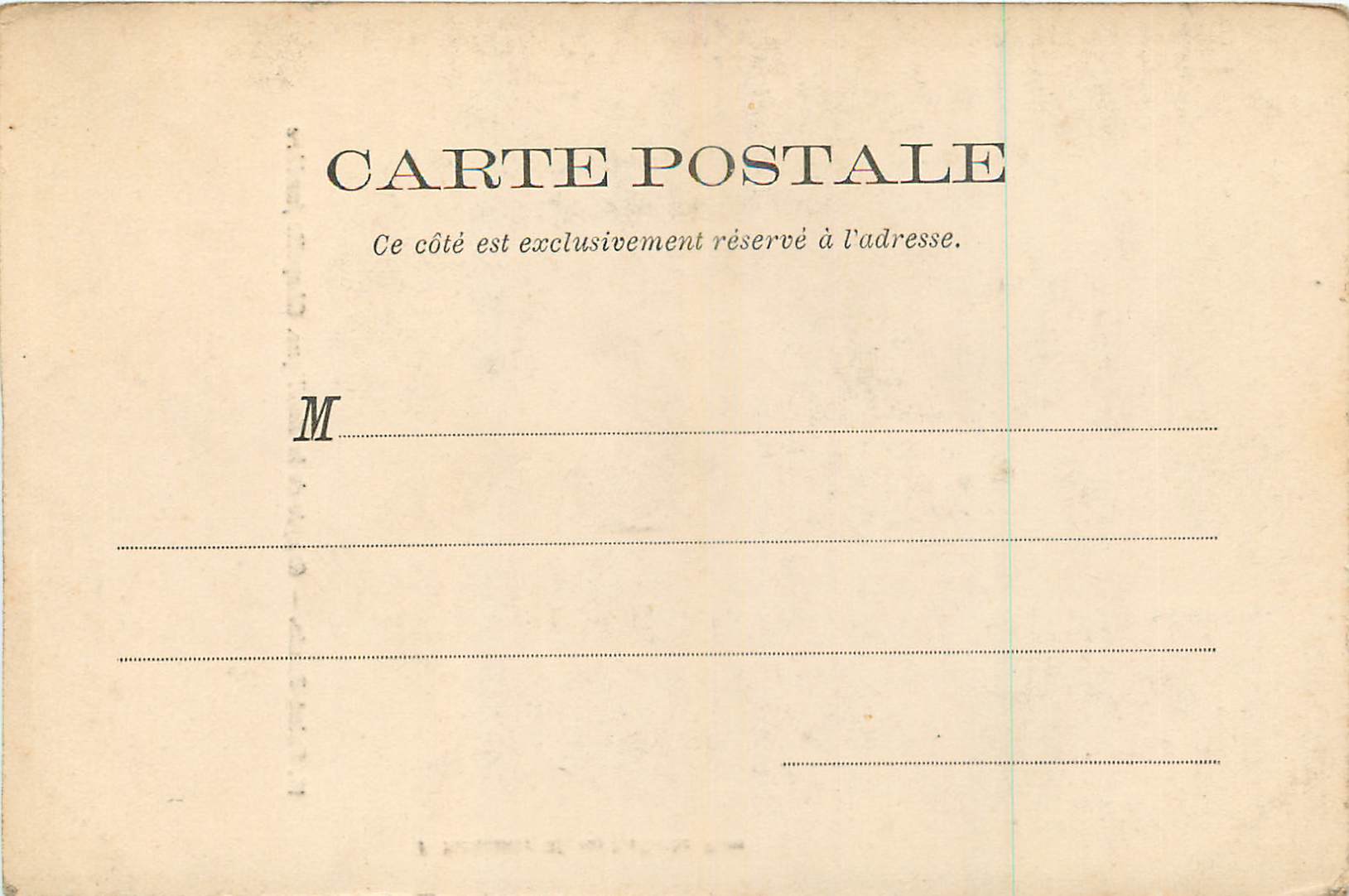 Saint-Denis — Crypte de la Basilique. Chapelle funèbre — F. POUYDERAT, 31, rue Faidherbe, Paris — Rückseite