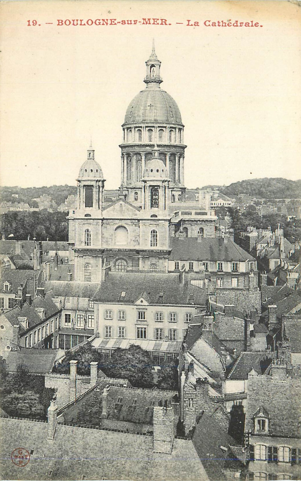Boulogne-sur-Mer — Die Kathedrale — Unbekannter Verlag, n° 19