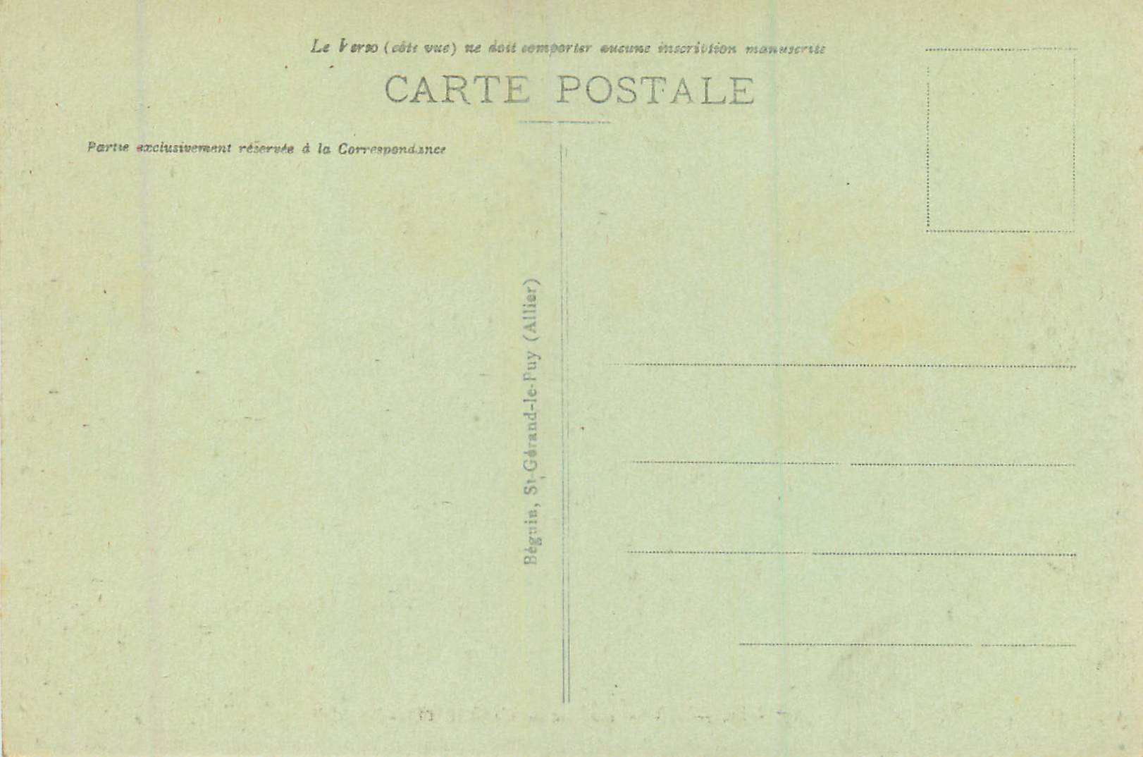 CPA Les Jolis Bords du Lac de Chambom Plage — Rückseite