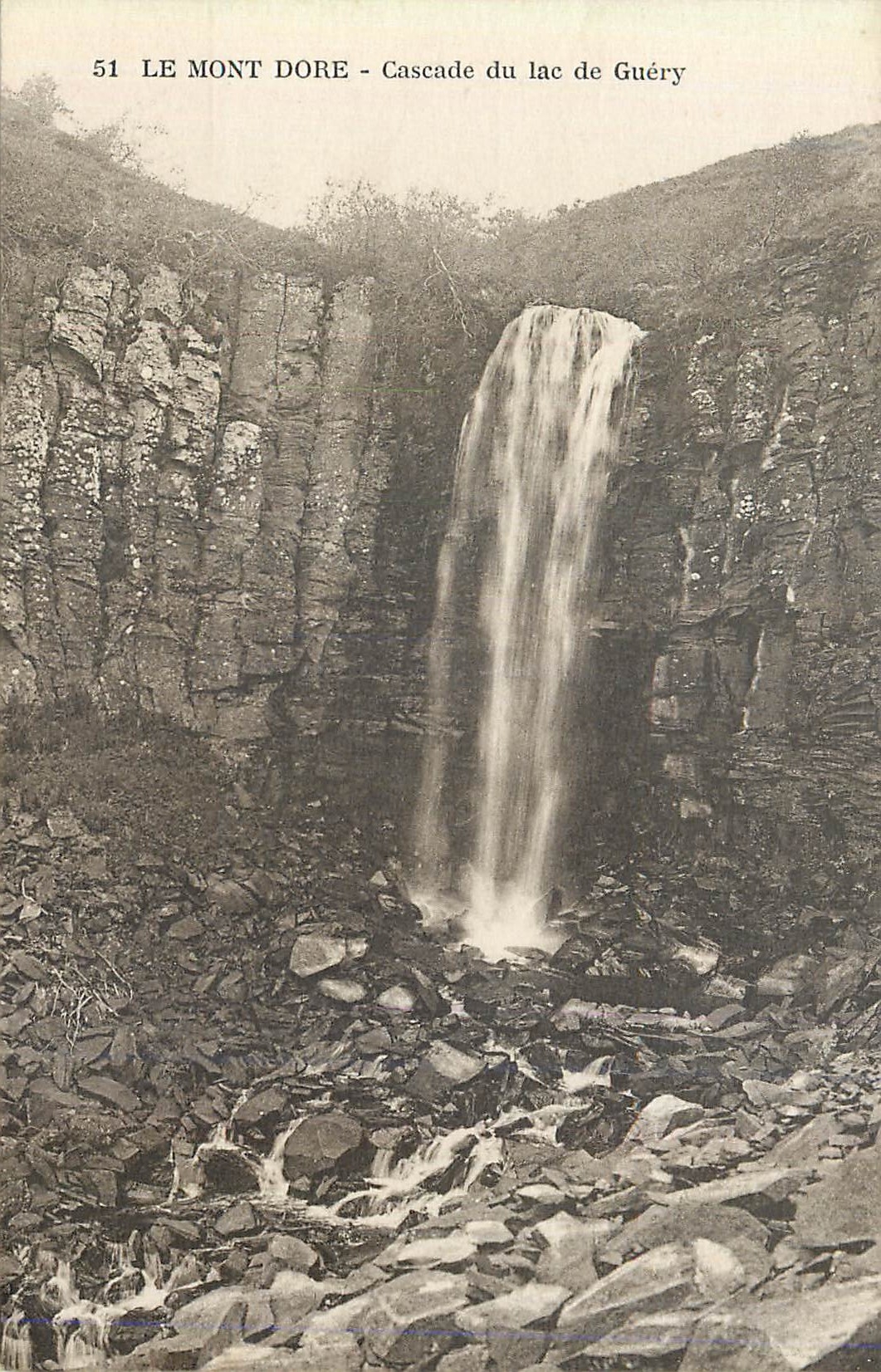 CPA Le Mont Dore Cascade du Lac de Guery