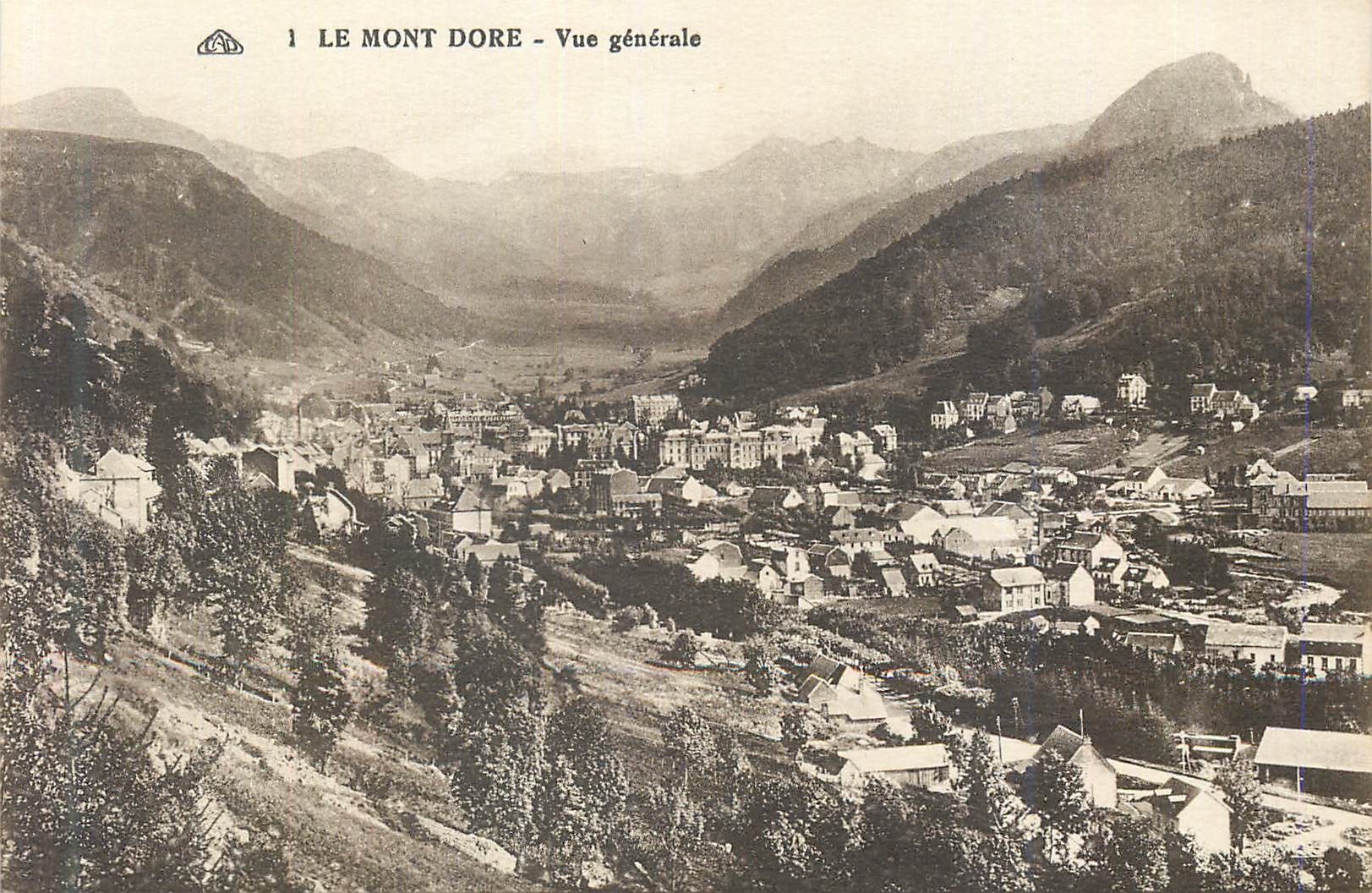 CPA Le Mont Dore Vue Generale