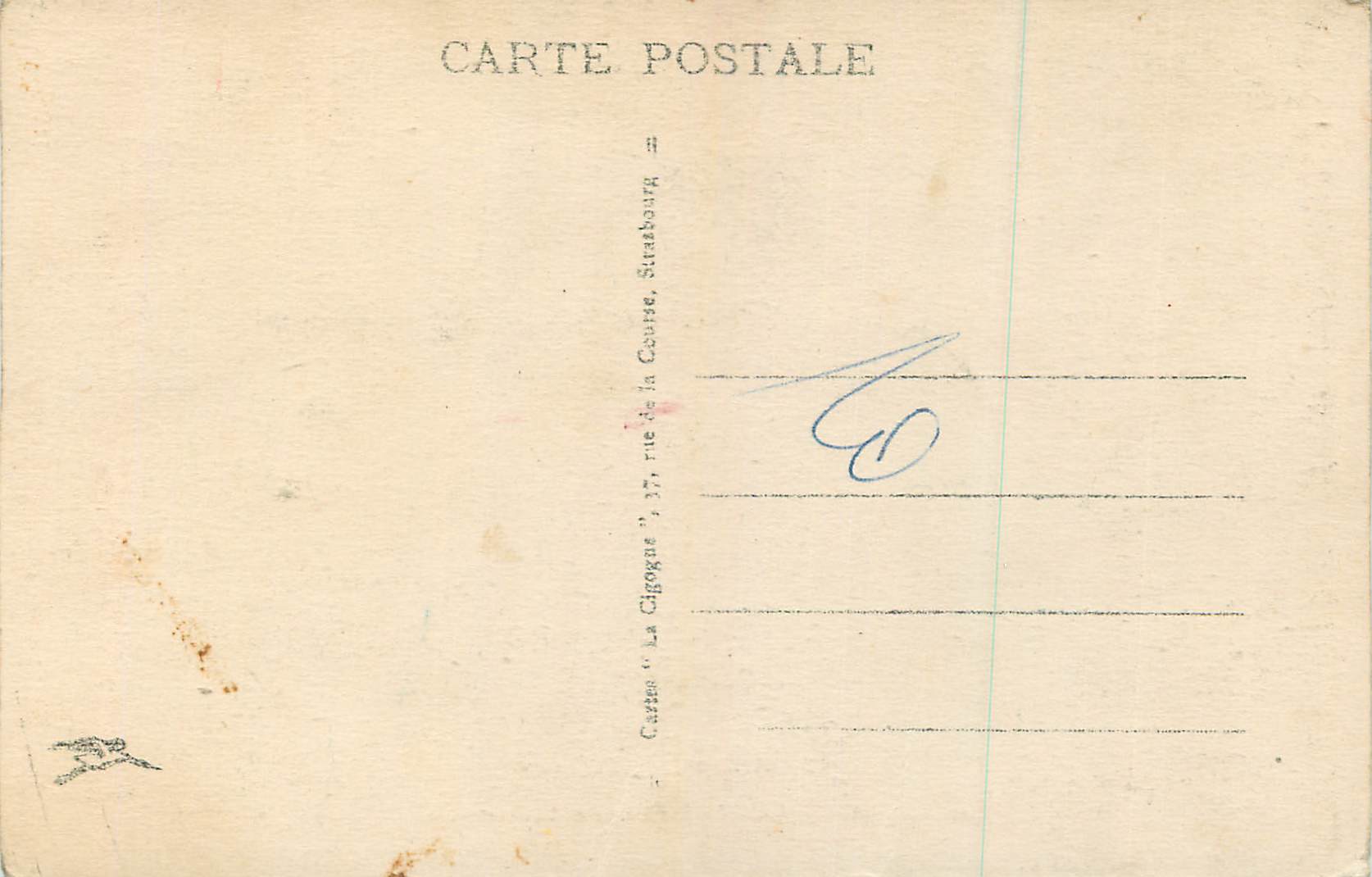 Strasbourg - La Préfecture et la Cathédrale — éditeur Cartes 'La Chigogne', n° 299 — Reverso