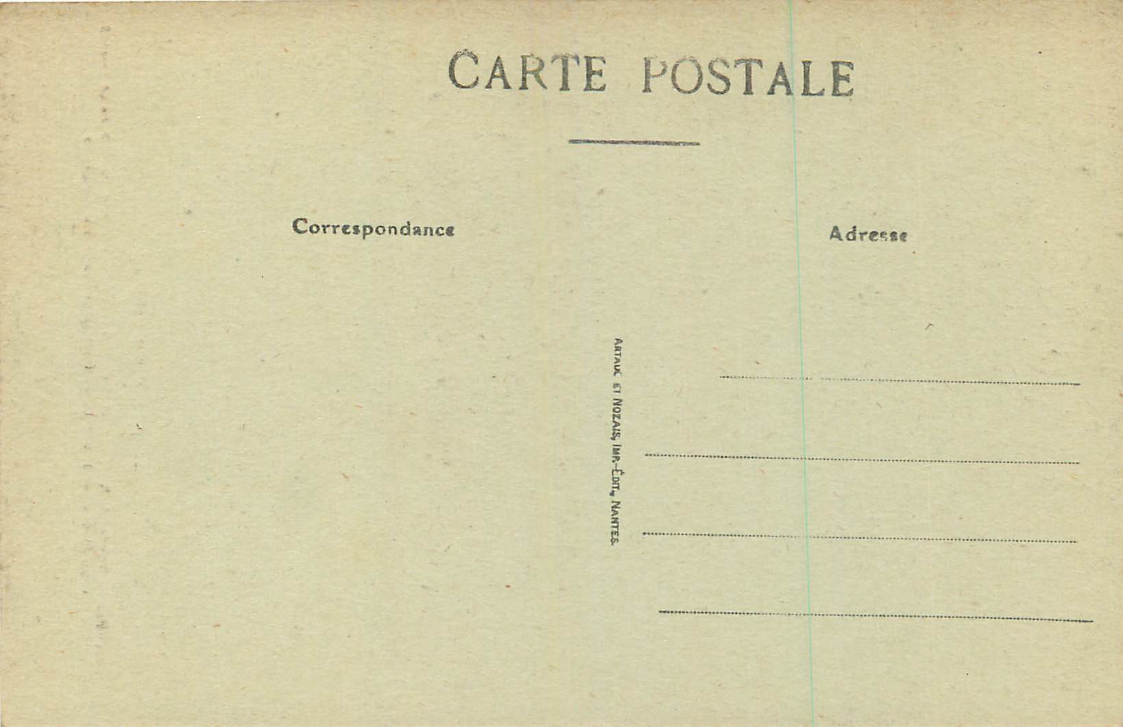 Clochère vêtue du Bonnet de St-Mériadec — Pontivy-Stival — éditeur non visible — Rückseite