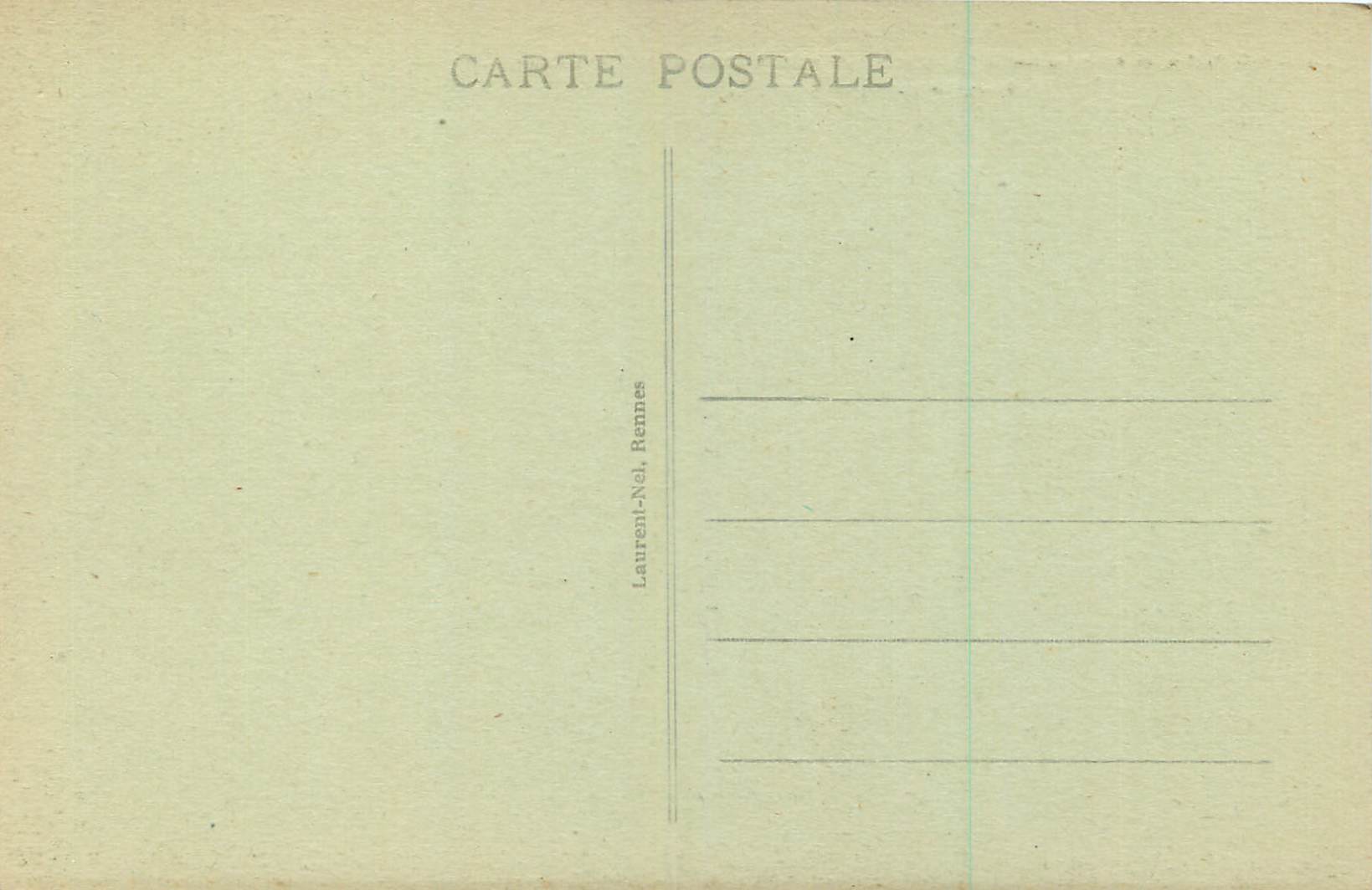 CPA le Faouet Chapelle Saint Michel les Jours de Pardon — Rückseite