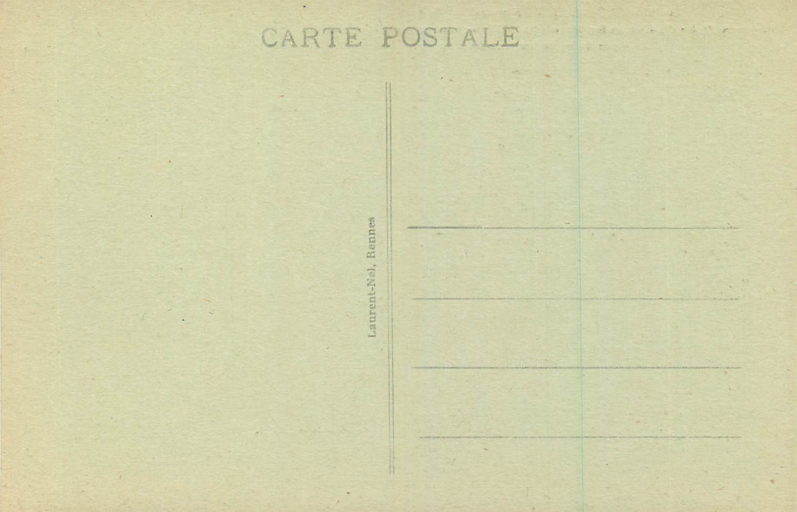 CPA le Faouet Chapelle Saint Michel les Jours de Pardon  — Rückseite