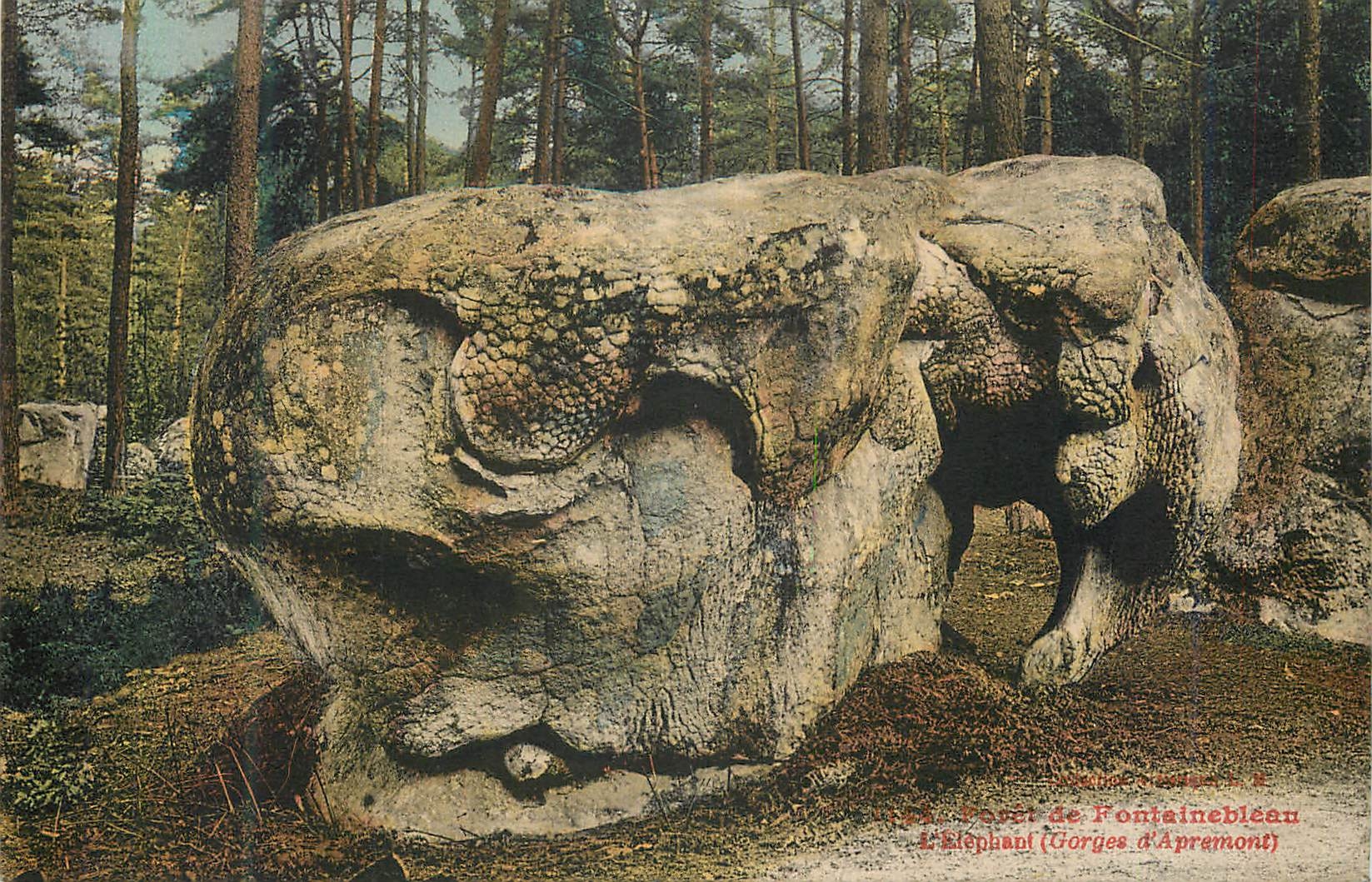 De Olifant (Gorges d'Aprémont) — Fontainebleau — Uitgever: LAL NARDIER