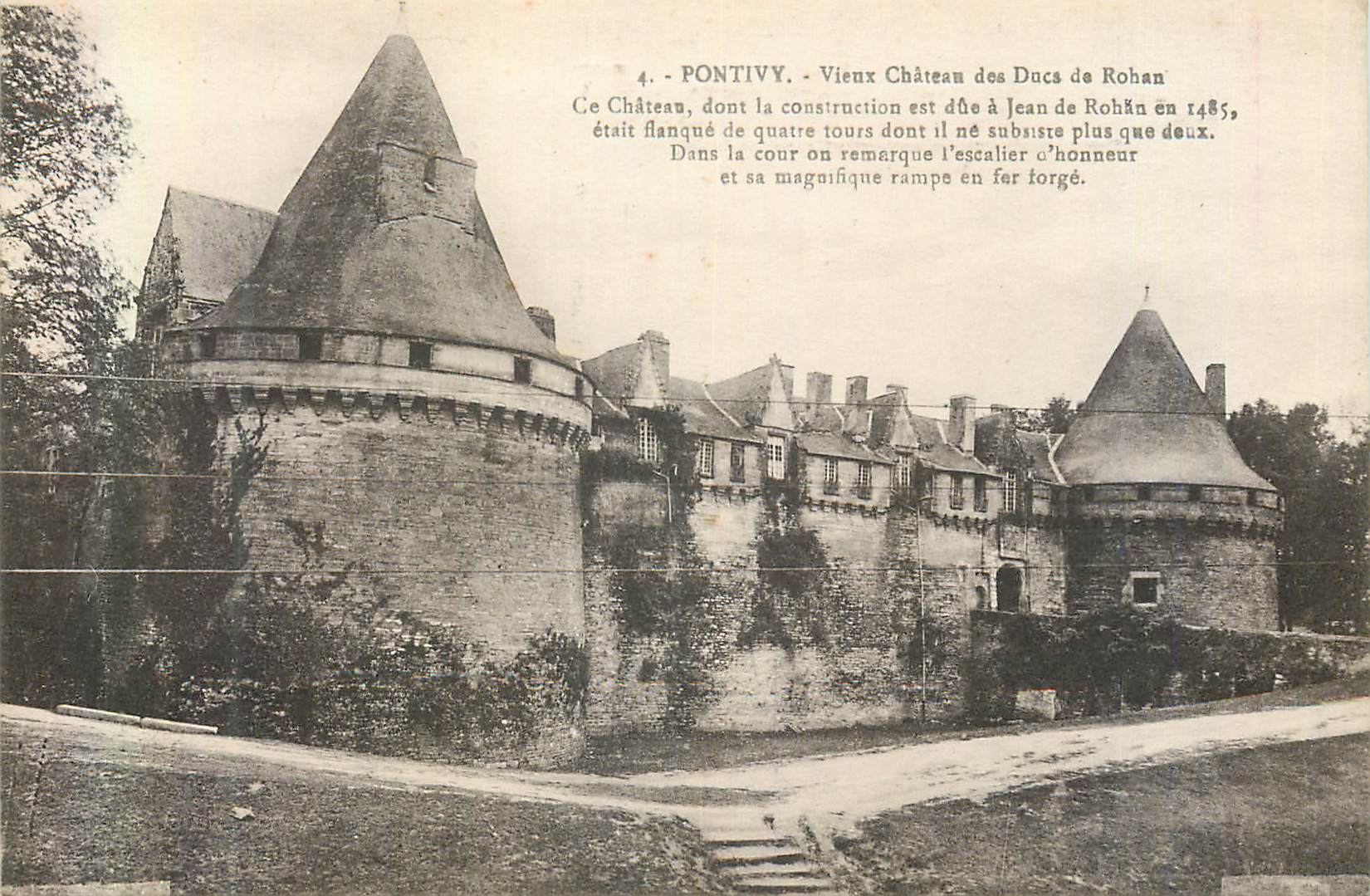 PONTIVY - Vieux Château des Ducs de Rohan — éditeur Laurent-Nel Bennes, n°4