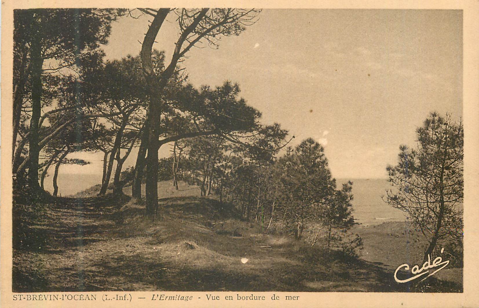 CPA St Brevin l'ocean (L Inf) l'Ermitage Vue en Bordure de Mer