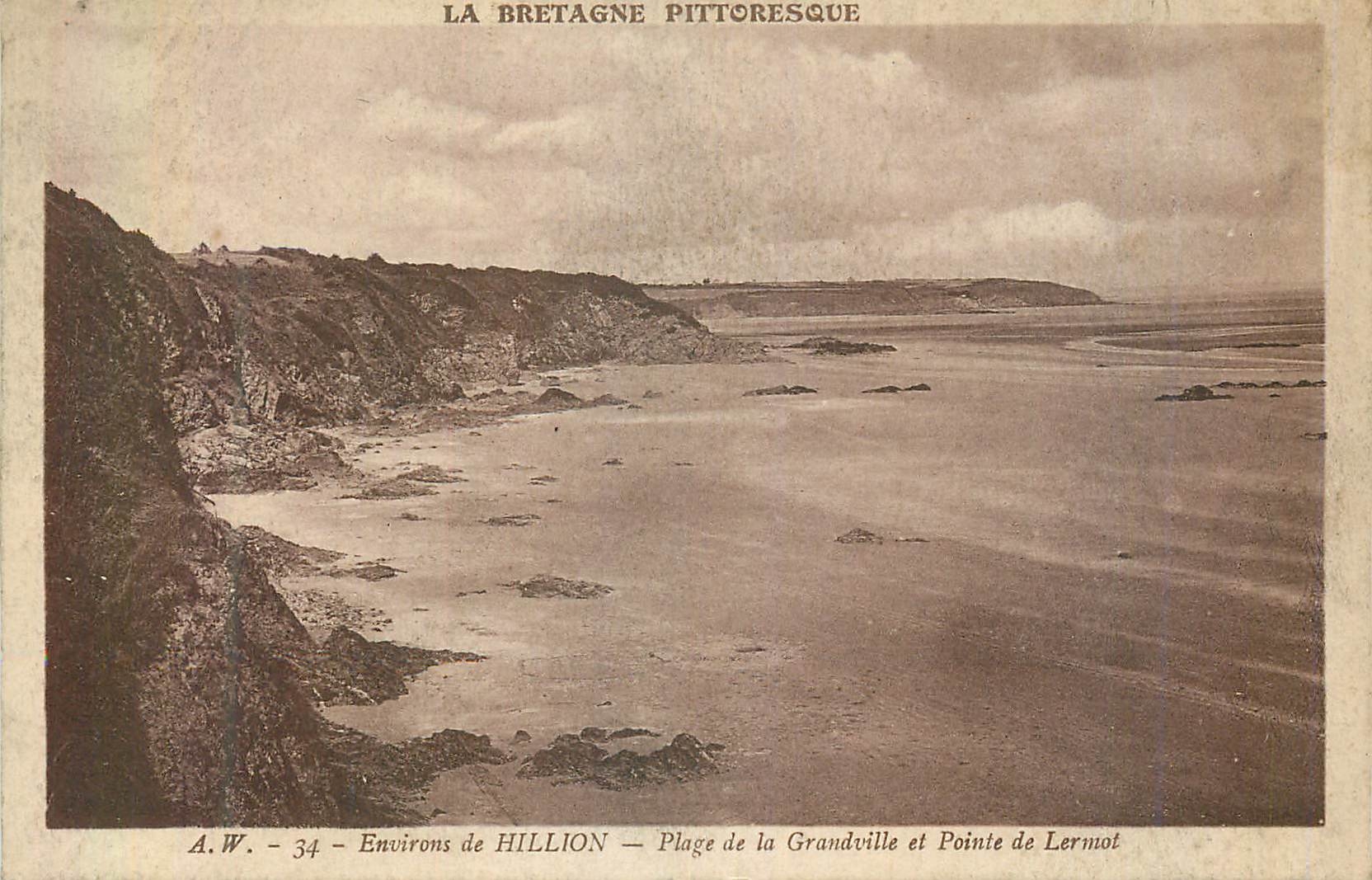 Environs de HILLION — Plage de la Grandville et Pointe de Lermot — A.W. - 34