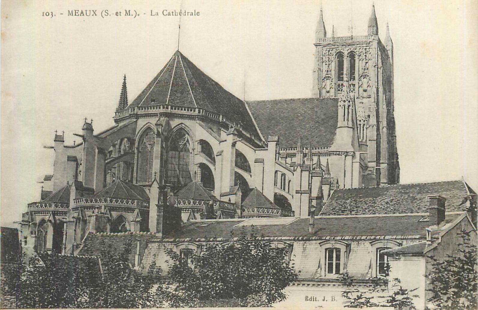CPA Meaux (S et M) la Cathedrale