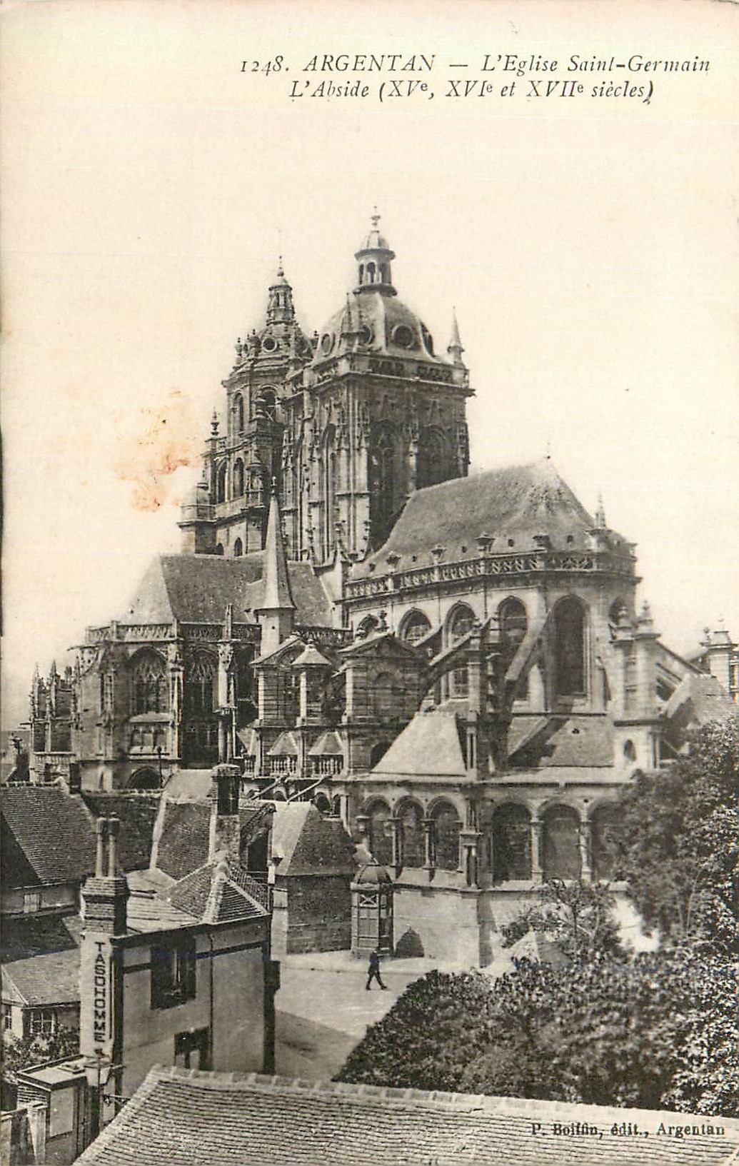 CPA Argentan l'Eglise Saint Germain l'Abside (XVe XVIe et XVIIe siecles)