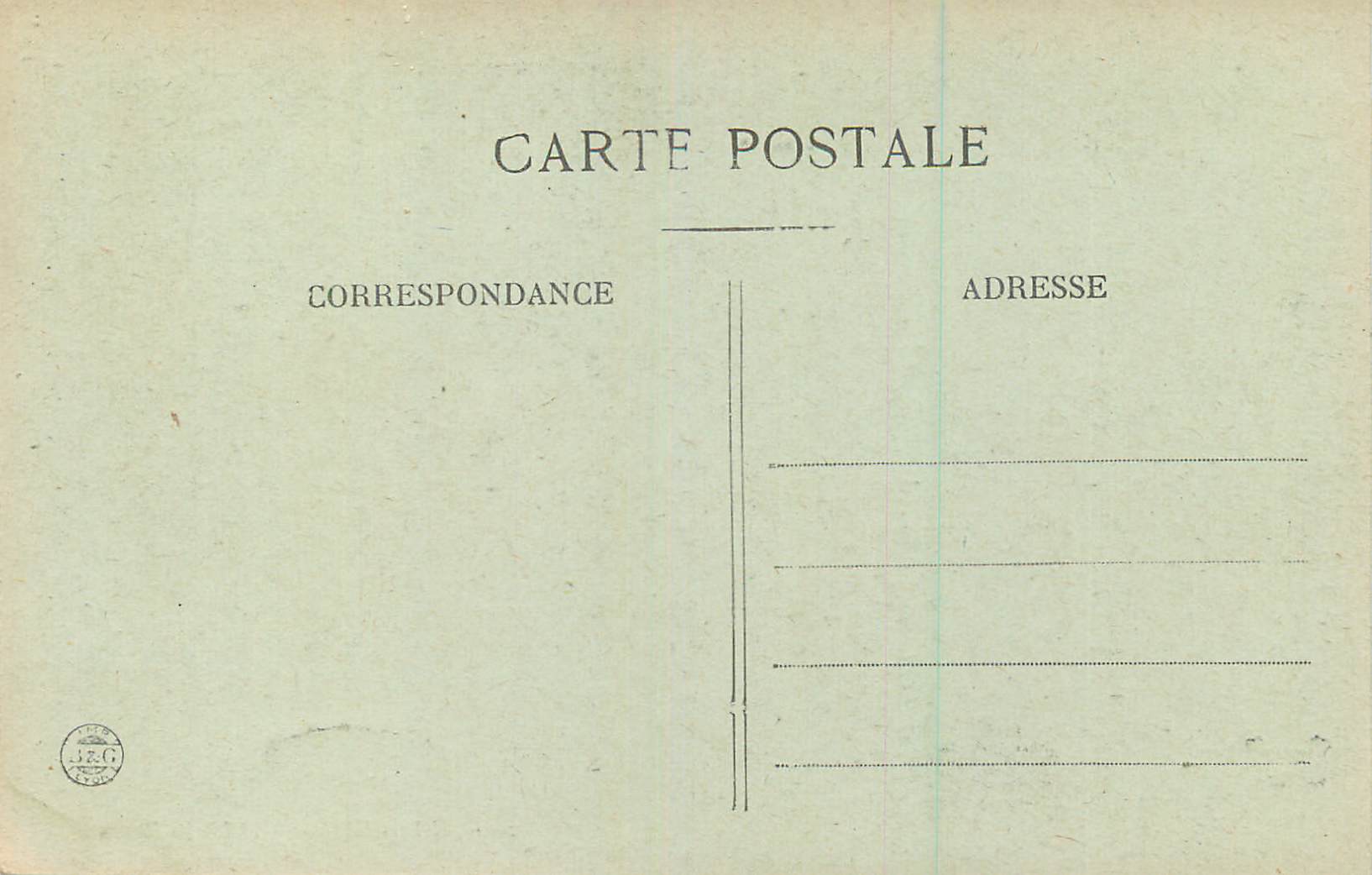 CPA Aix les Bains Villa des Fleurs  — Verso
