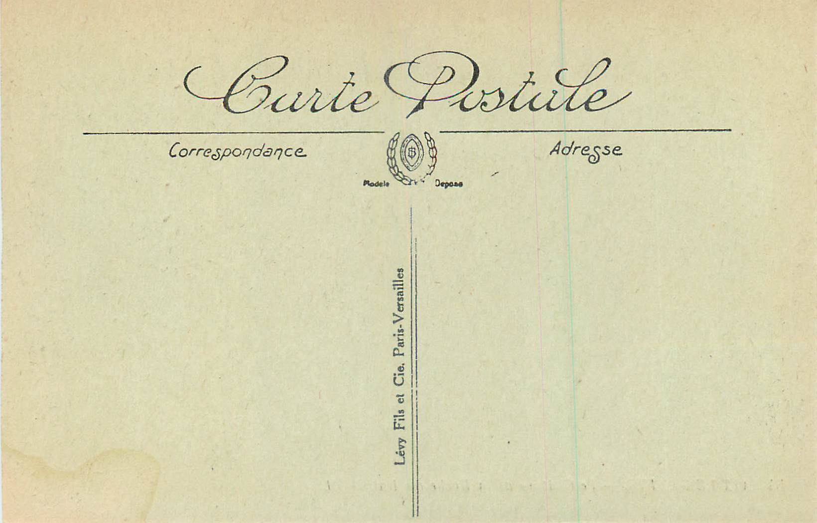 CPA Aix les Bains le Chateau de la Roche du Roi — Verso