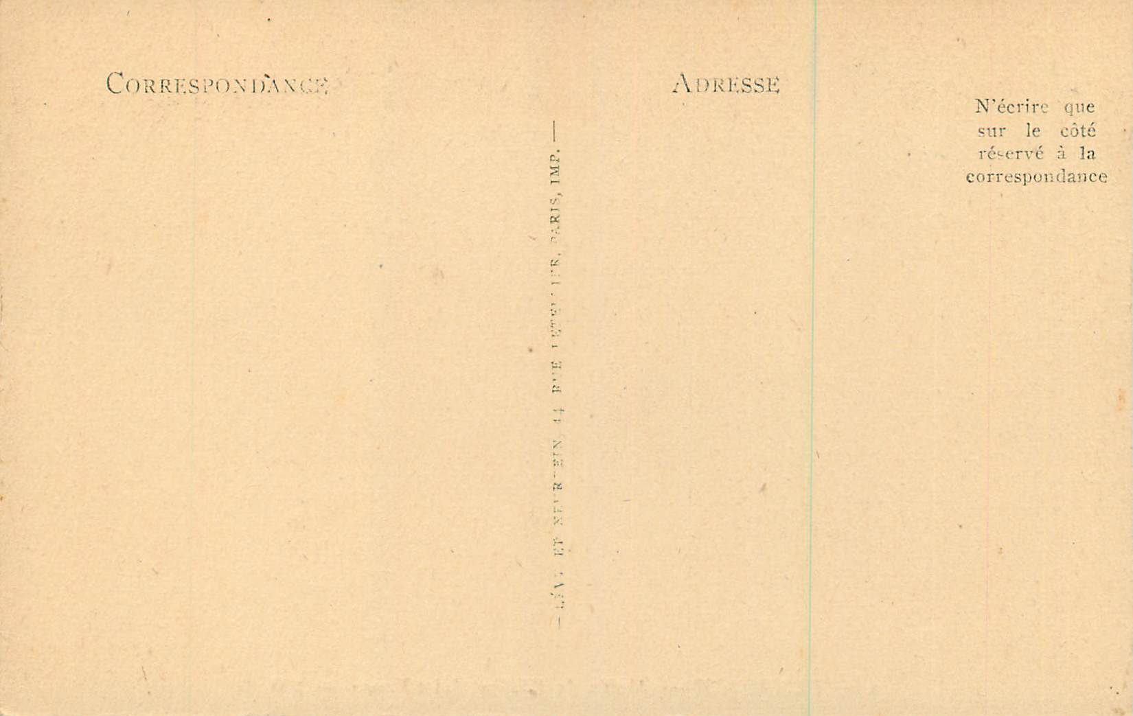 CPA Penmarch Abside de l'Eglise Saint Nonna — Rückseite