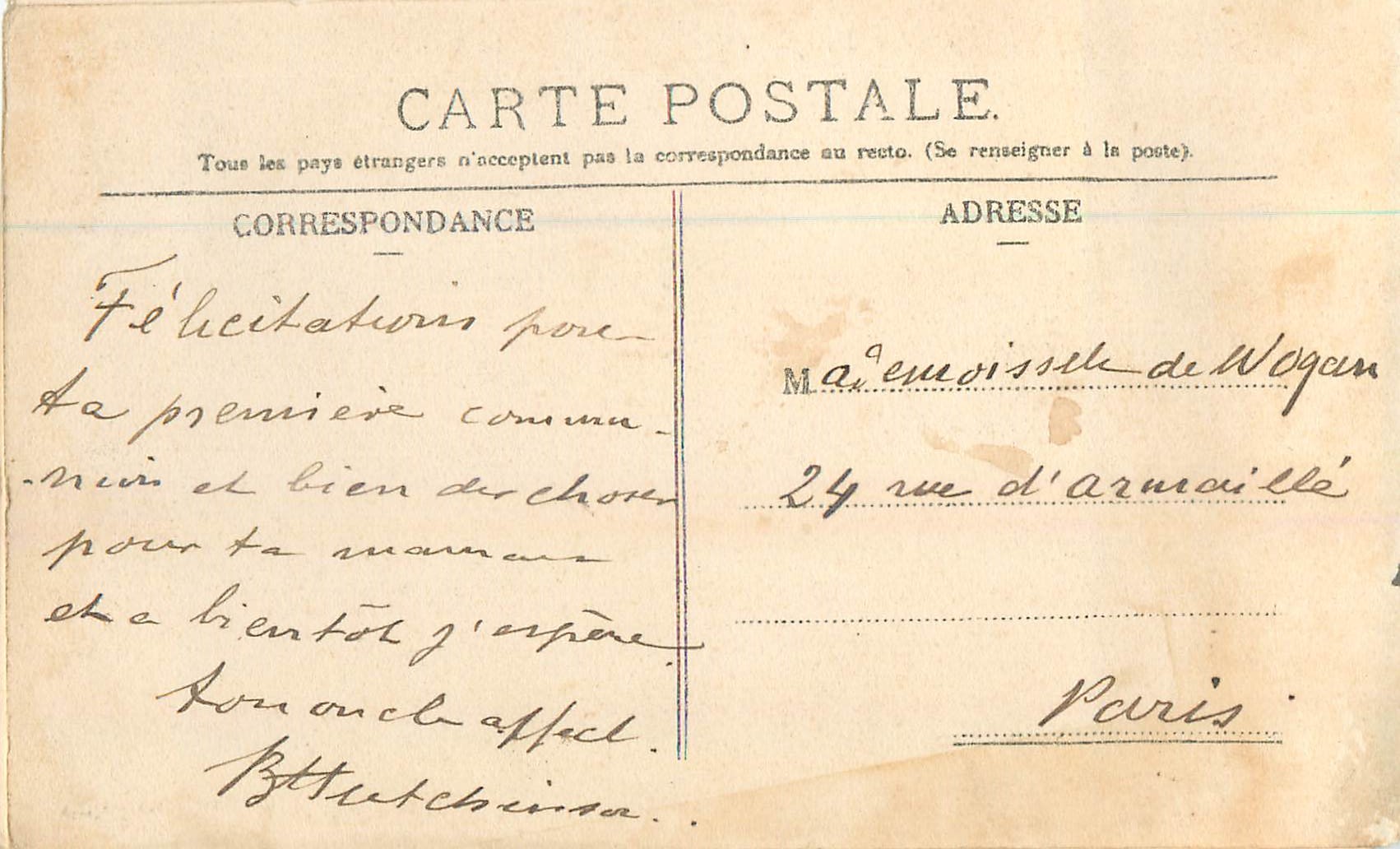 CPA le Treport la Bresle Bateaux de peche — Rückseite