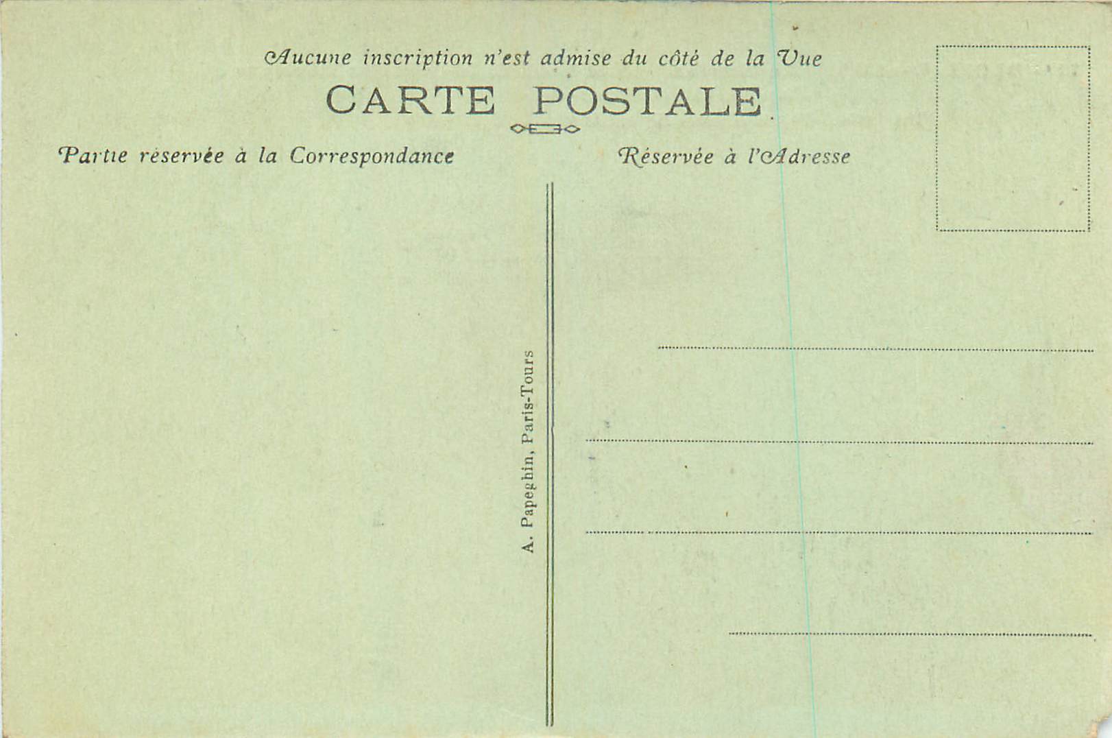 Blois (Loir-et-Cher) — Le Château — Aile Louis XII et Charles d'Orléans — A. P. — Verso