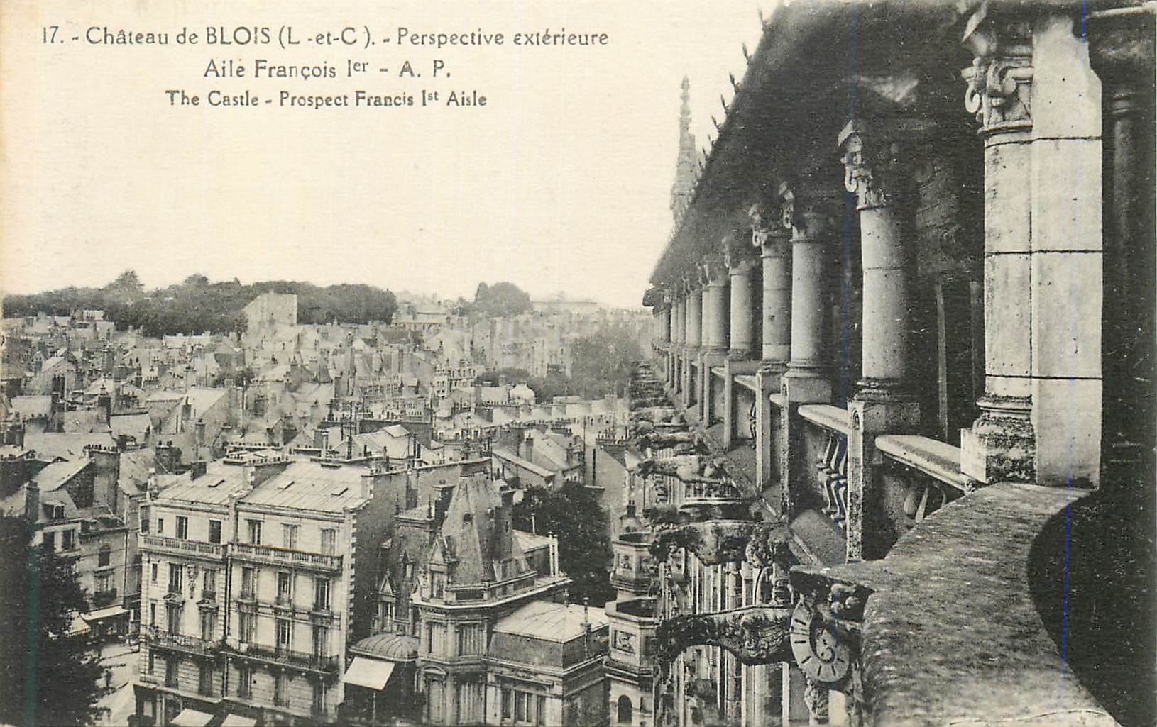 CPA Chateau de Blois (L et C) Perspective Exterieure Aile Francois 1er