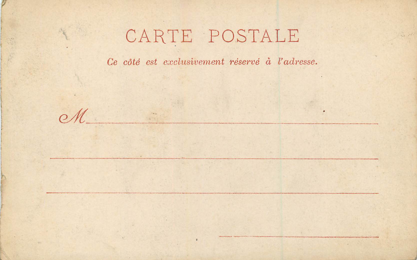 CPA Petit Trianon le Pavillon Français Versailles — Verso
