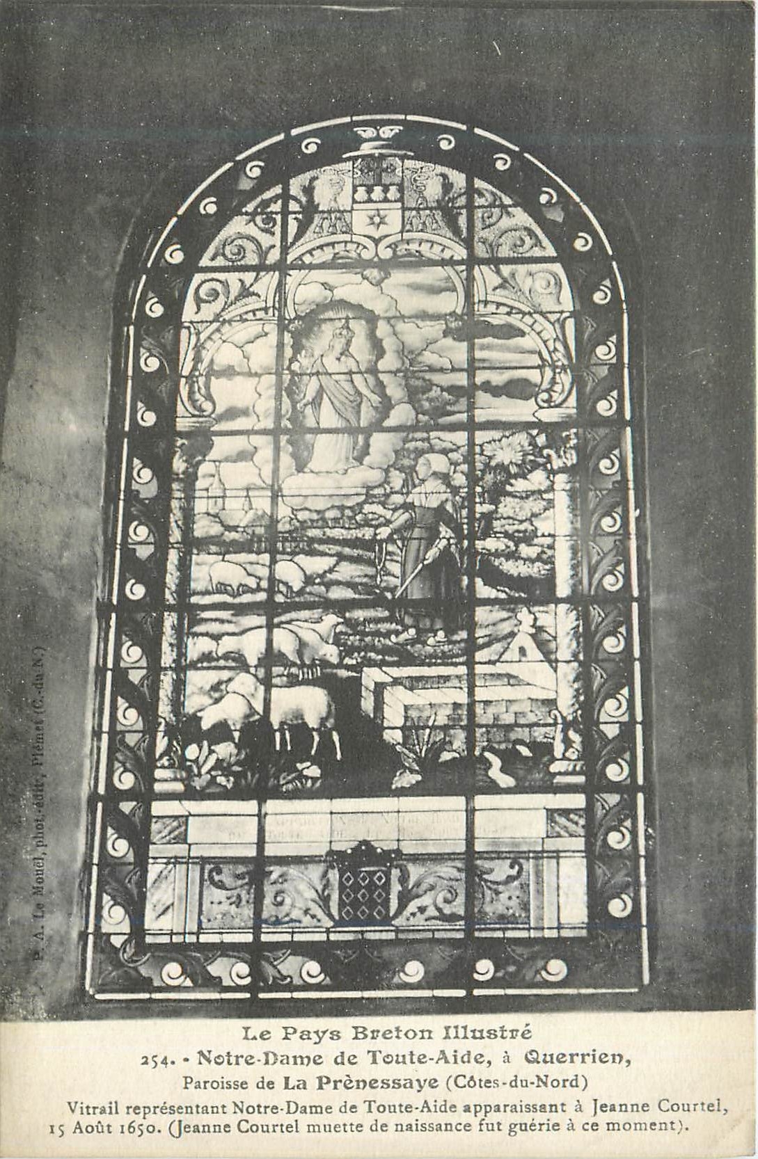 CPA Querrien Notre Dame de Toute Aide Paroisse de la Prenessaye (Cote du Nord) le Pays Breton Illustre
