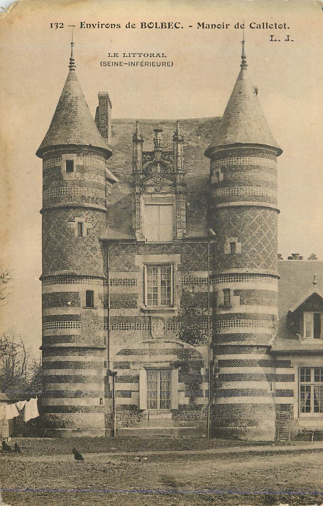 CPA Environs de Bolbec Manoir de Calletot le Littoral (Seine Inferieue)