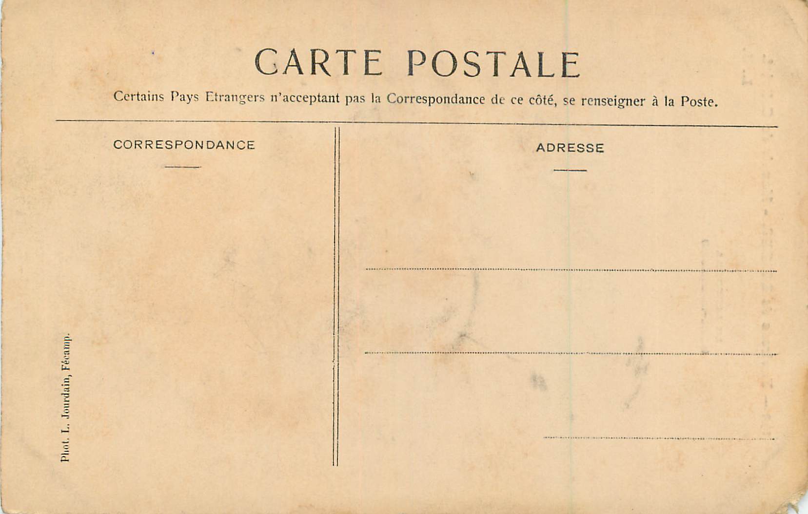 CPA Environs de Bolbec Manoir de Calletot le Littoral (Seine Inferieue) — Rückseite
