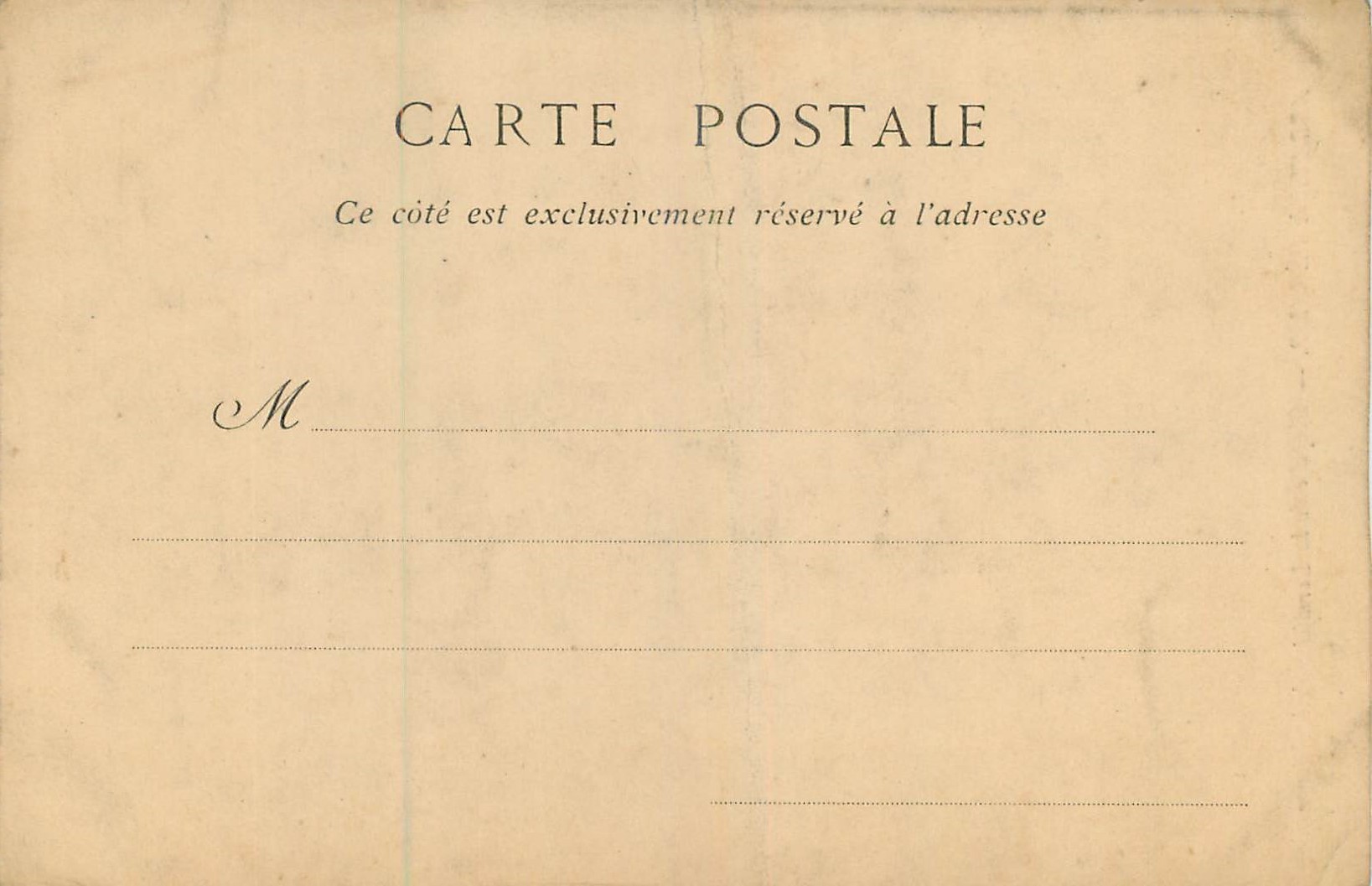 CPA Abbaye de Fecamp Chapelle de la Dormition de la Vierge  (carte 1900) — Rückseite