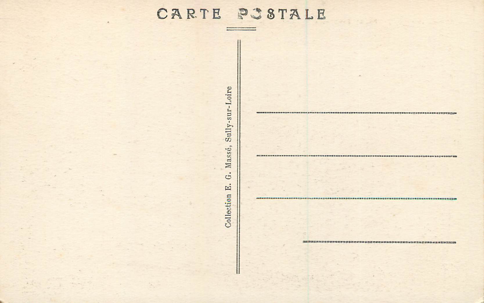CPA Sully sur Loire (Loiret) le Chateau Feodal (XIVe siecle) — Rückseite