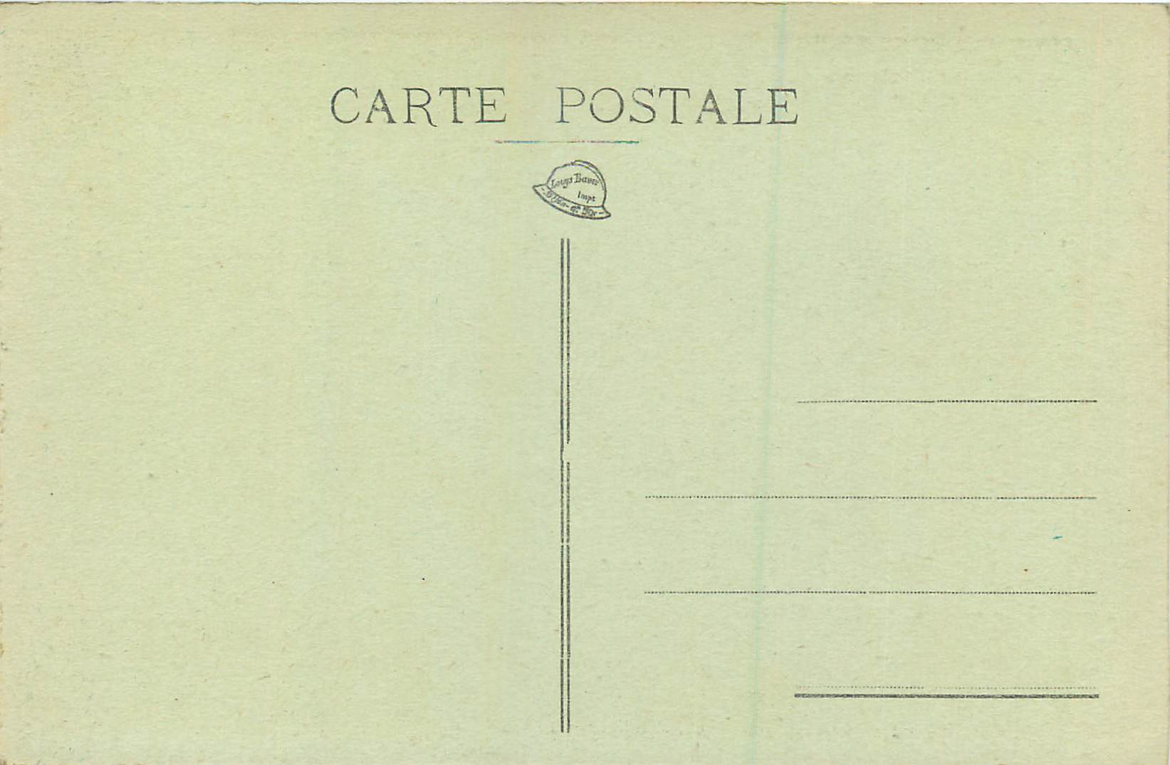 CPA Eglise de Semur la Mise au Tombeau — Rückseite