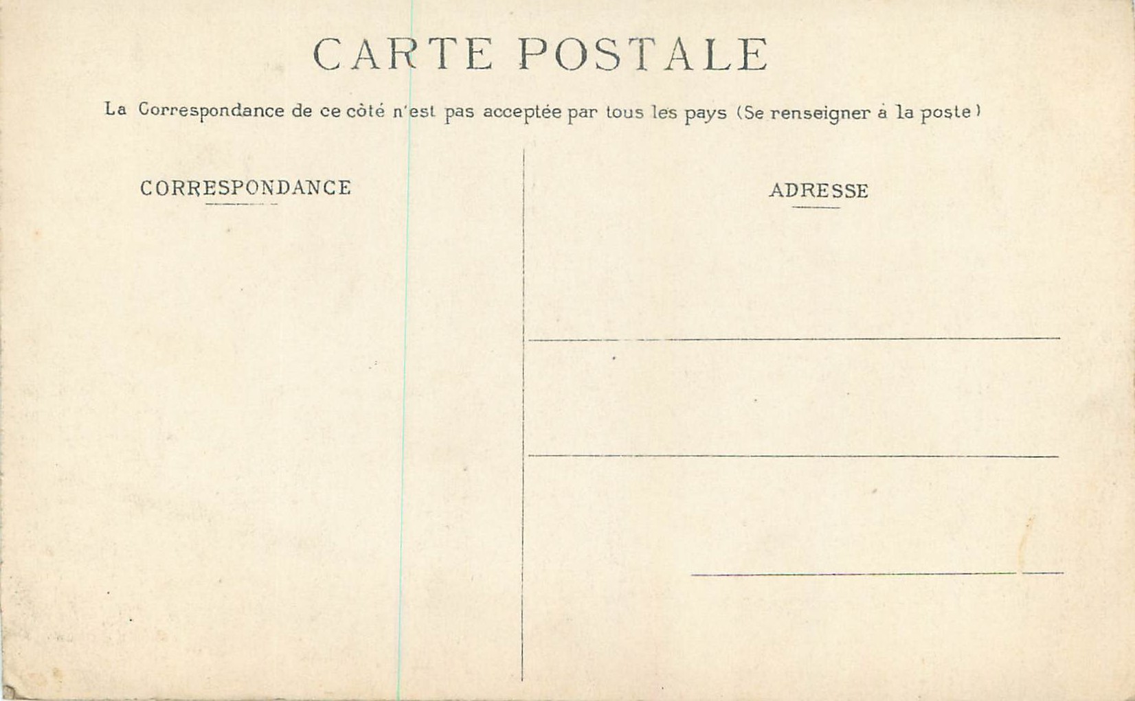 Intérieur de la Cathédrale — Boulogne-sur-Mer — G. Des 2 P, n°44 — Rückseite