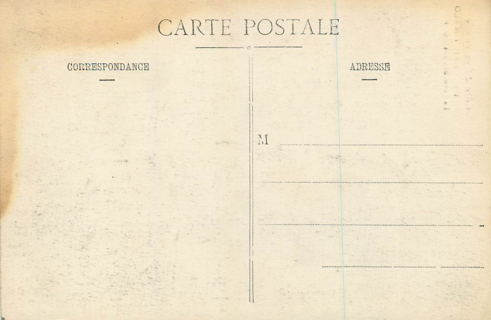 La Porte des Bés — Côte d'Émeraude — Saint-Malo — G. F. — Verso