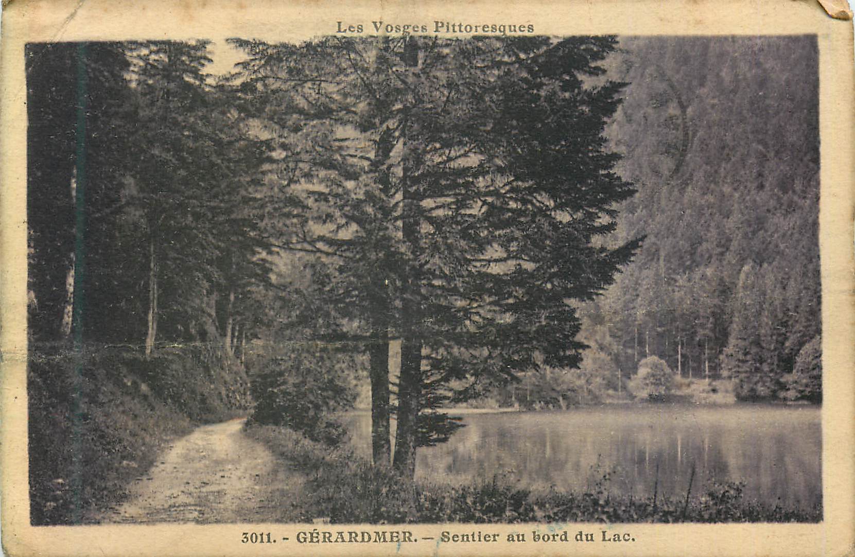 CPA Gerardmer Sentier au Bord du Lac