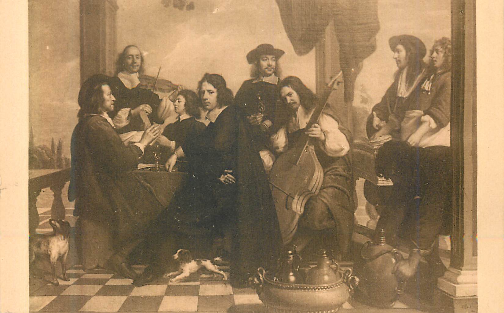 Partie de musique — J. Van Oost 1601-1671 — Édition D. N° 570