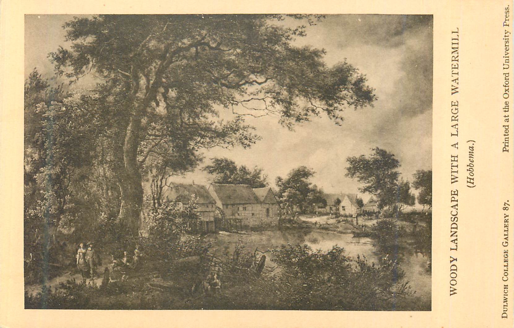 CPA Dulwich College Gallery Woody Landscape with a Large Watermill (Hobbema)
