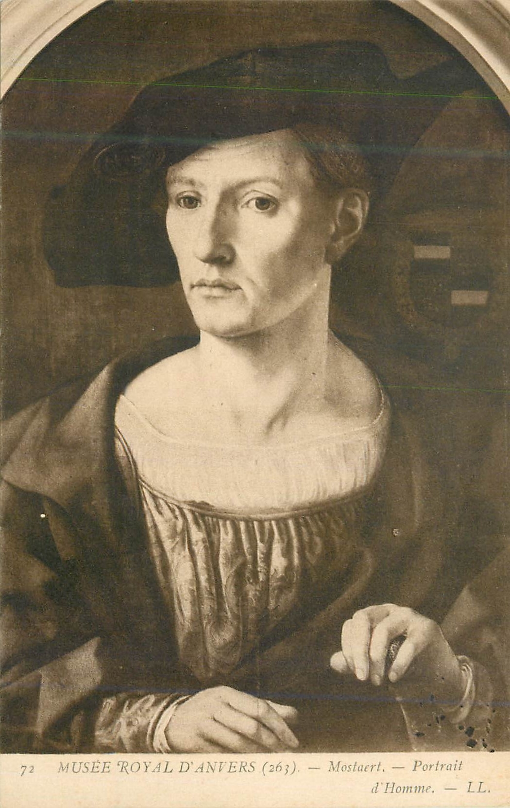 CPA Musee Royal d'Anvers Portrait d'Homme