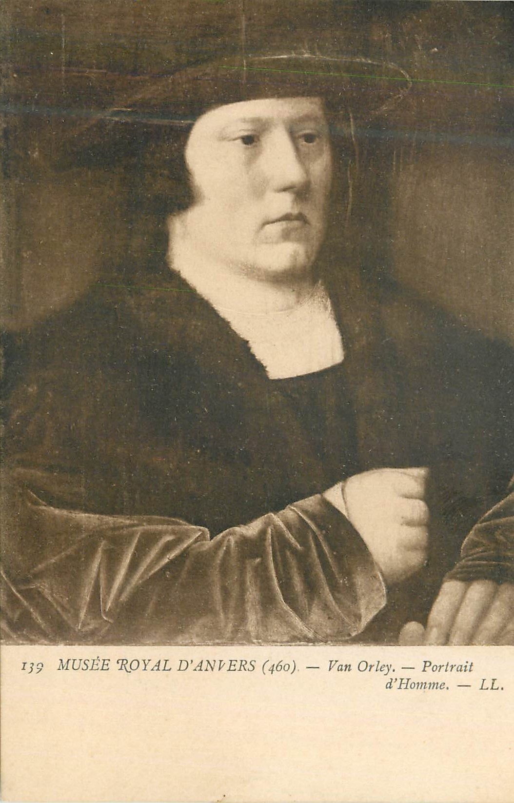 CPA Musee Royal d'Anvers Portrait d'Homme