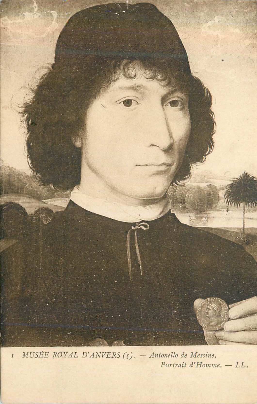CPA Musee Royal d'Anvers Portrait d'Homme
