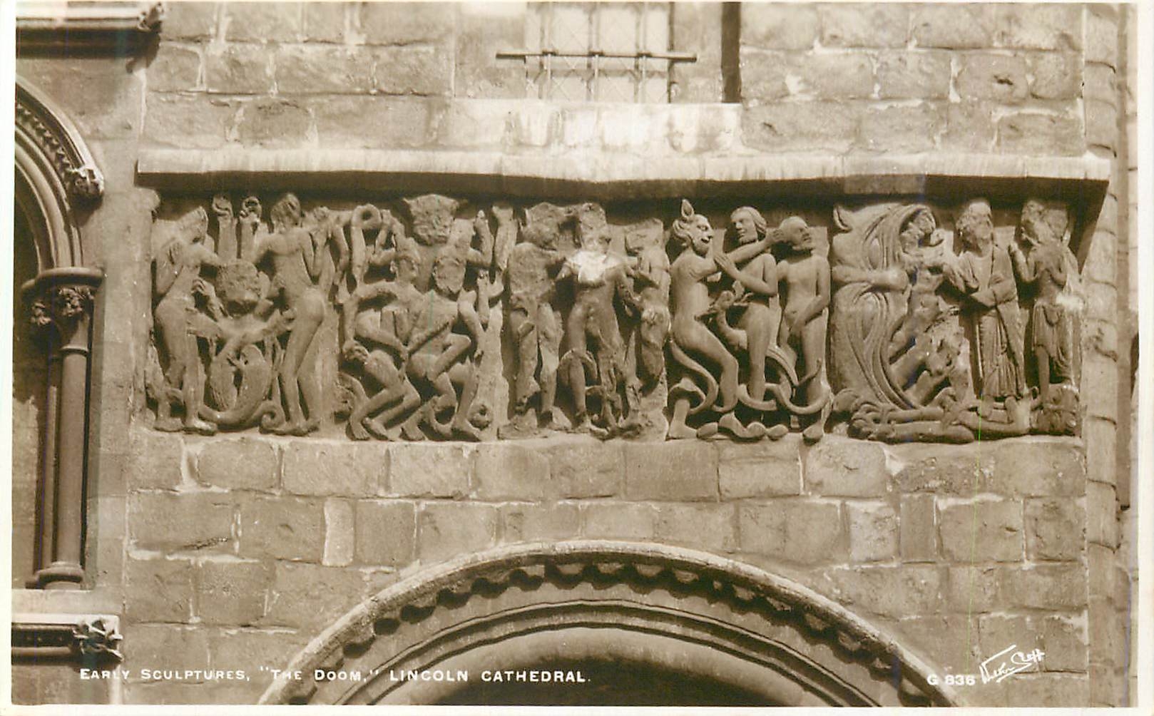 CPA Lincoln Cathedral Early Sculptures the Doom