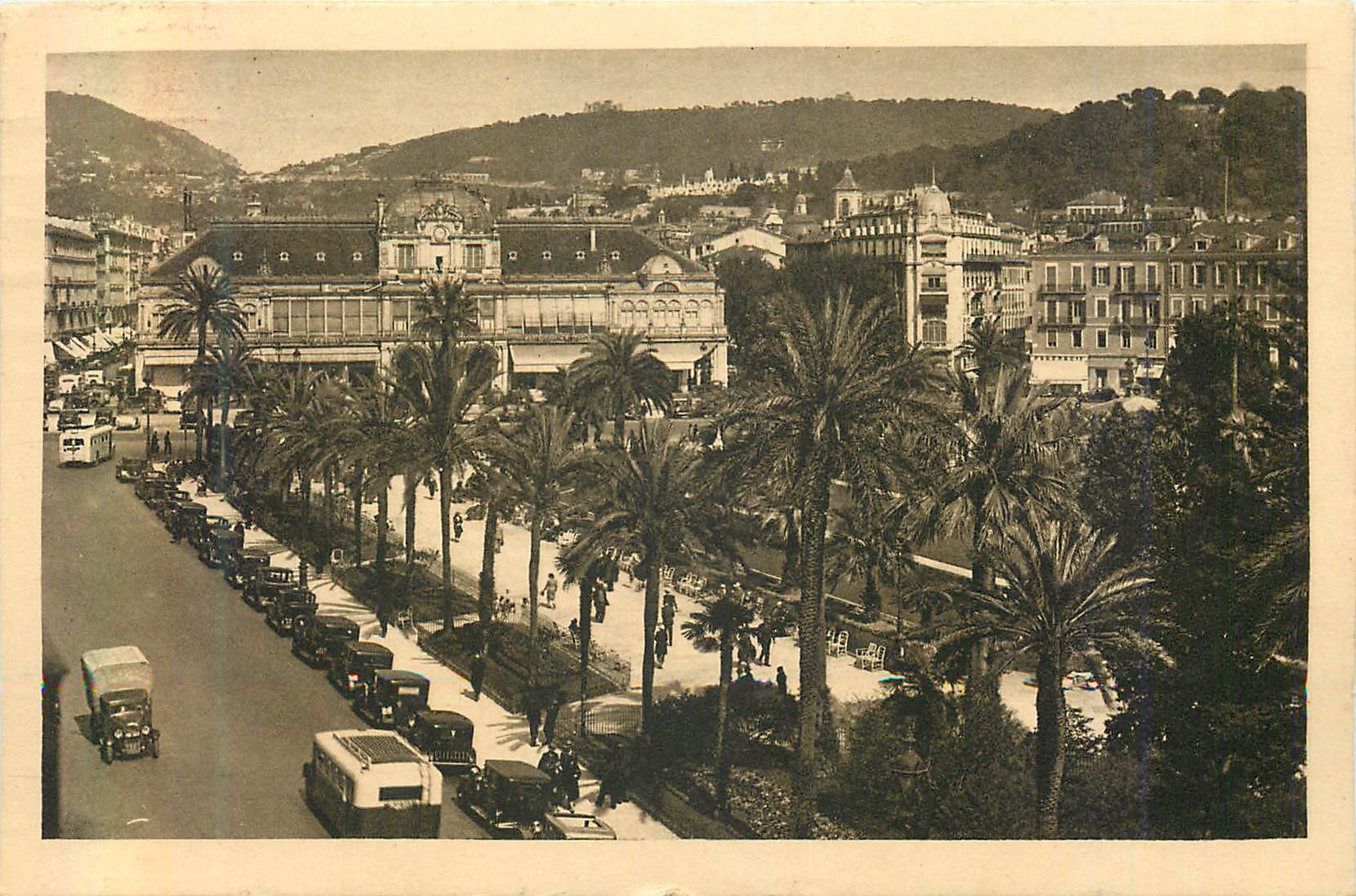 CPA Nice Cote d'Azur Artistique le Casino et les Jardins Albert