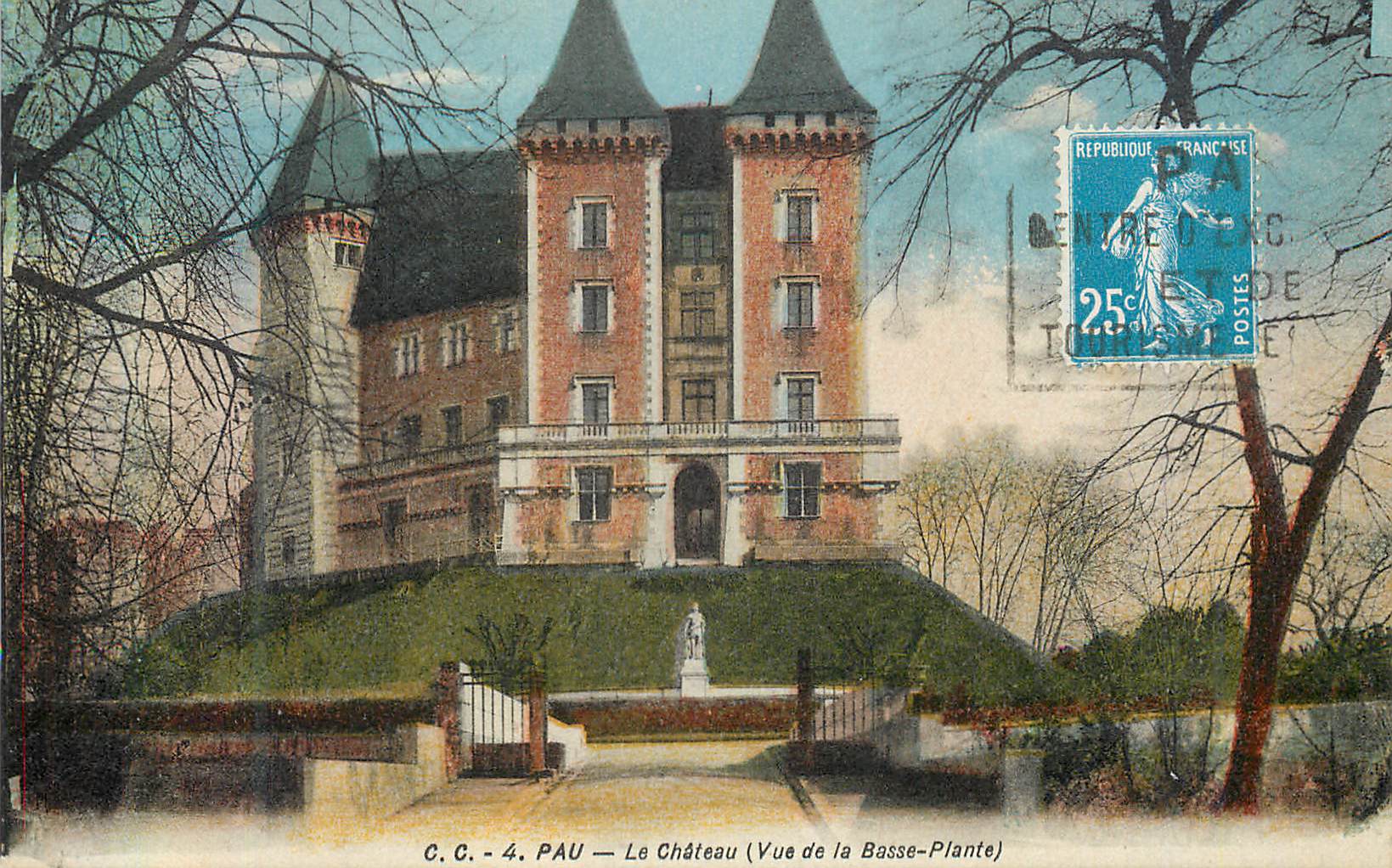CPA Pau le Chateau (Vue de la Basse Plante)