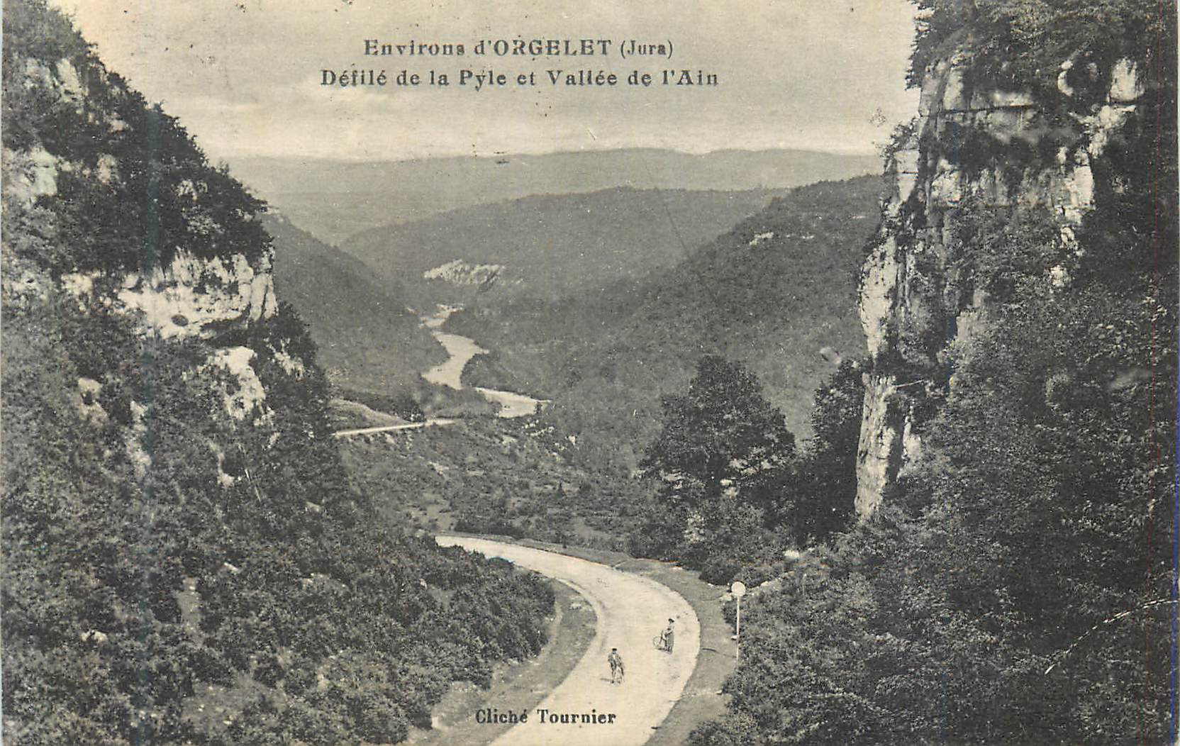 CPA Environs d'Orgelet (Jura) Defile de la Pyle et Vallee de l'Ain 