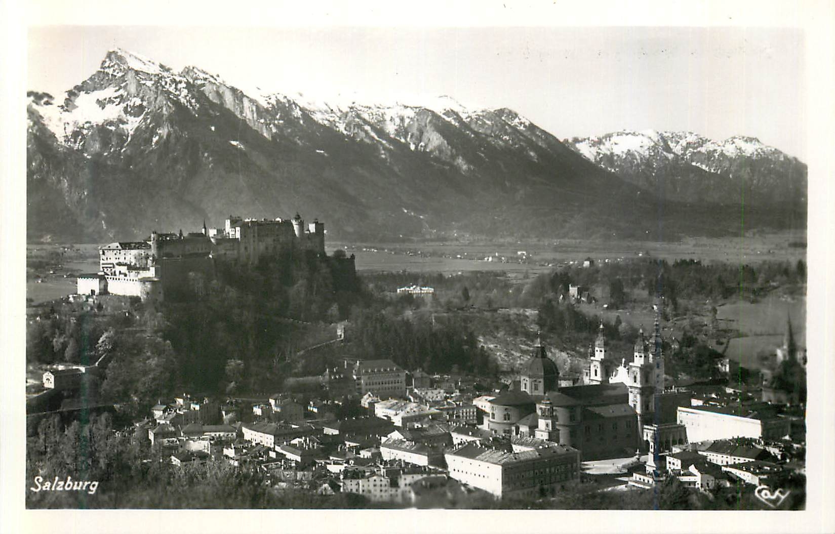 CPM Salzburg Die Stadt mit Untersberg und Lattengebirge