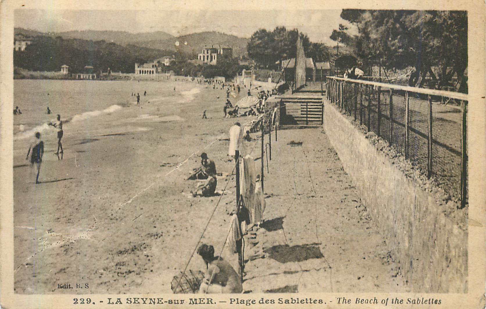 CPA la Seyne sur Mer Plage des Sablettes