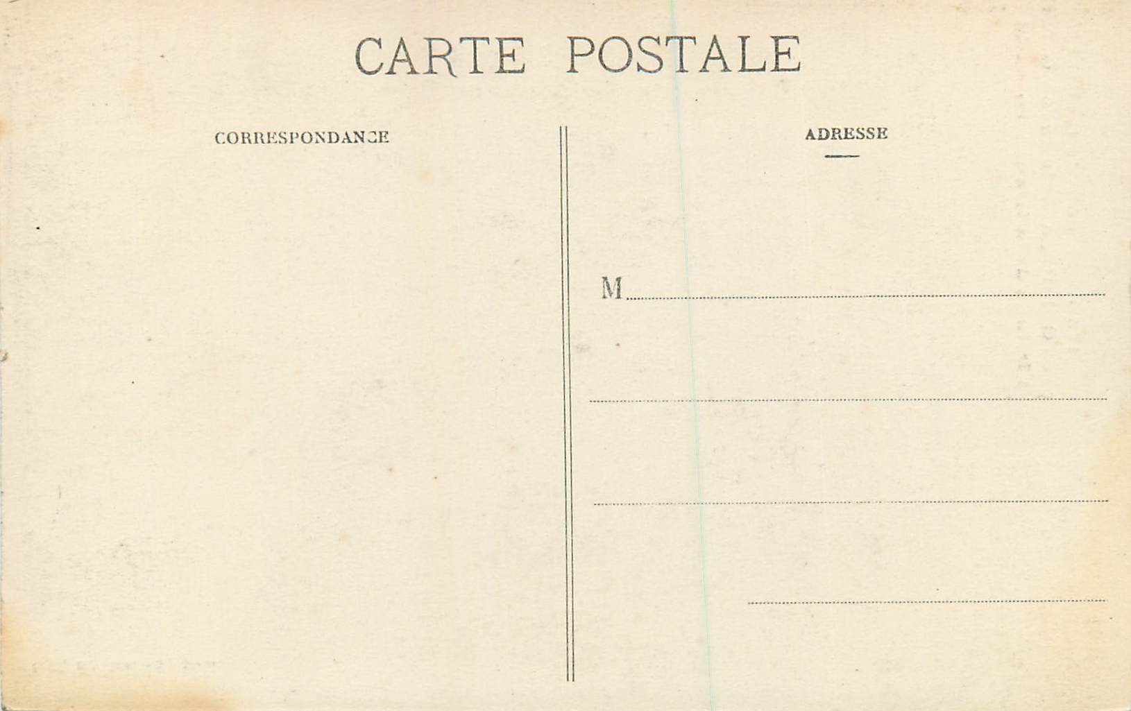 CPA Manoir de Crenan pres Quintin  — Rückseite