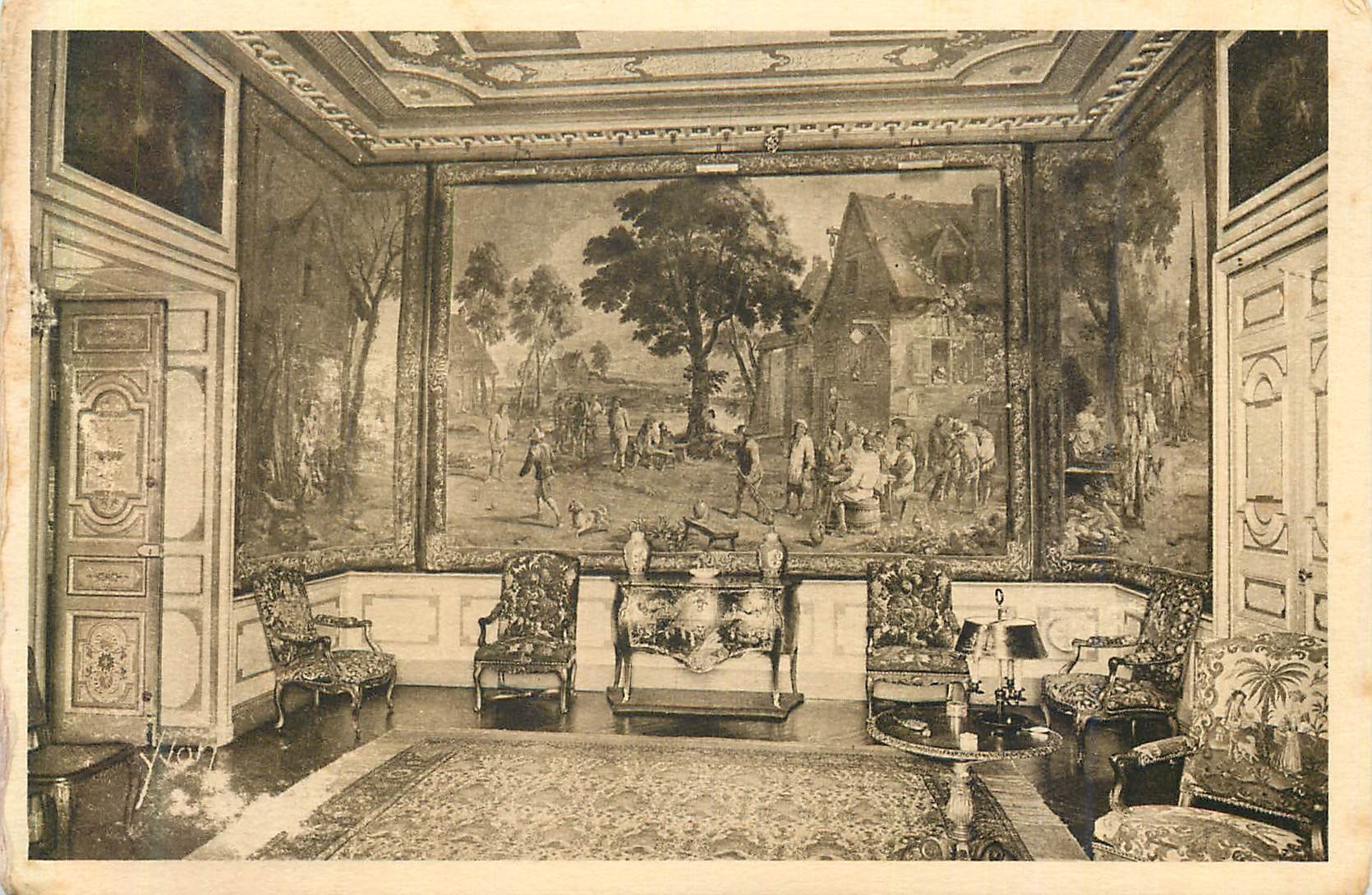 CPA Chateau de Cheverny Petit Salon la Douce France Chateaux de la Loire