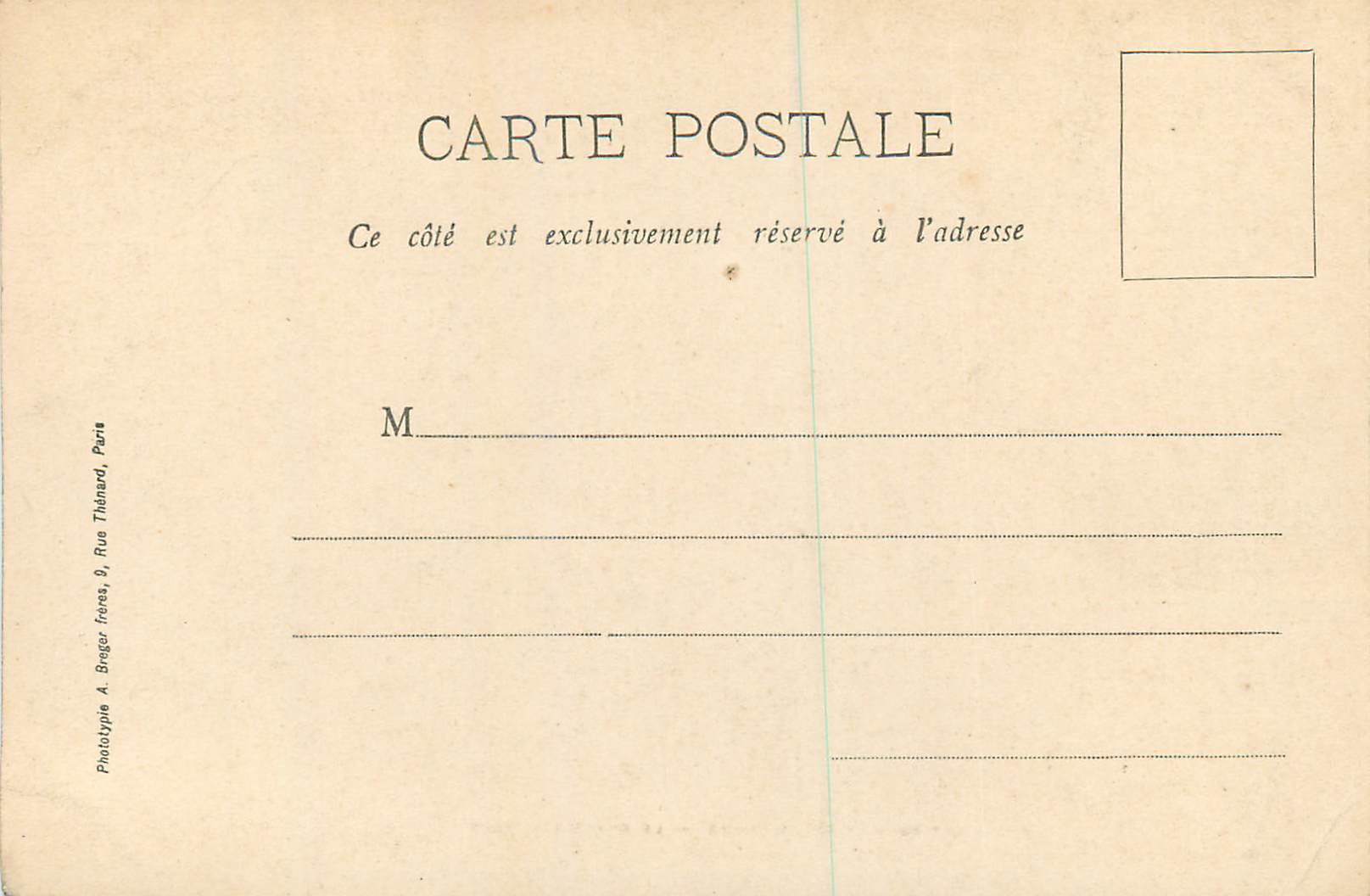 CPA Chantilly sous le Grand Conde le Grand Parterre — Rückseite