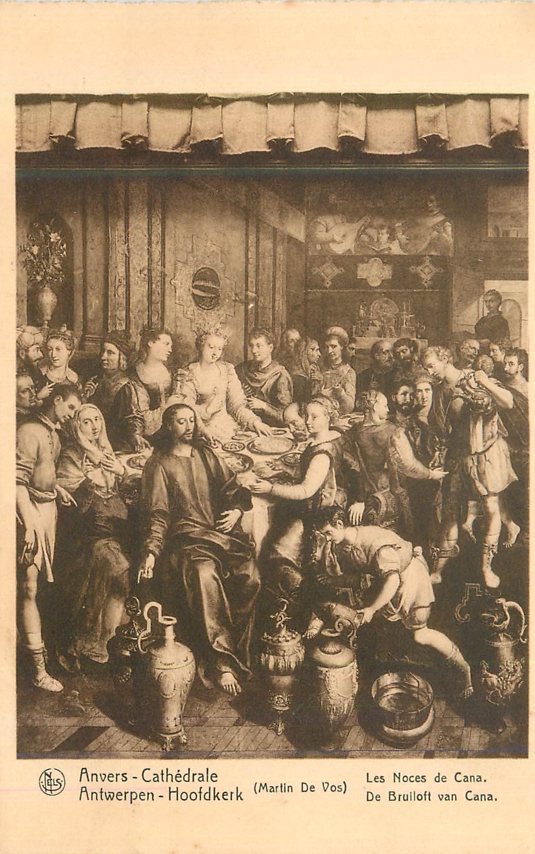 CPA Anvers Cathedrale les Noce de Cana Martin de Vos