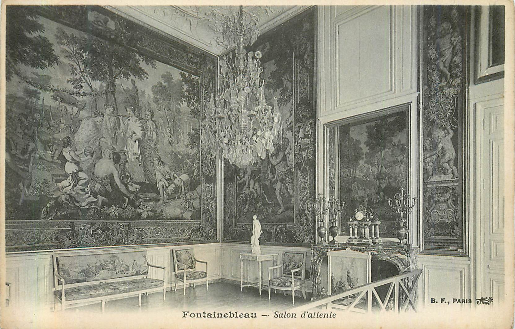 Fontainebleau — Salon d'attente — B.F., Paris